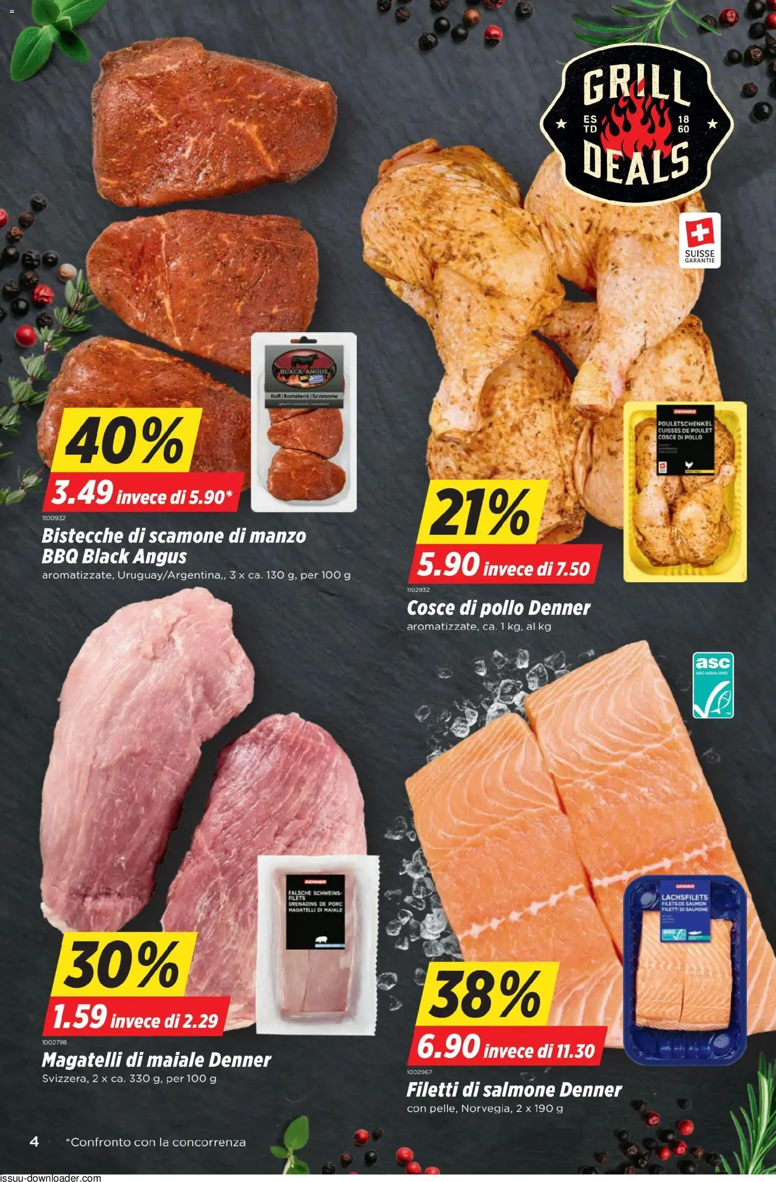 Denner aktionen IT – gültig ab 28.05.2026 | Seite: 4 | Produkte: Grill