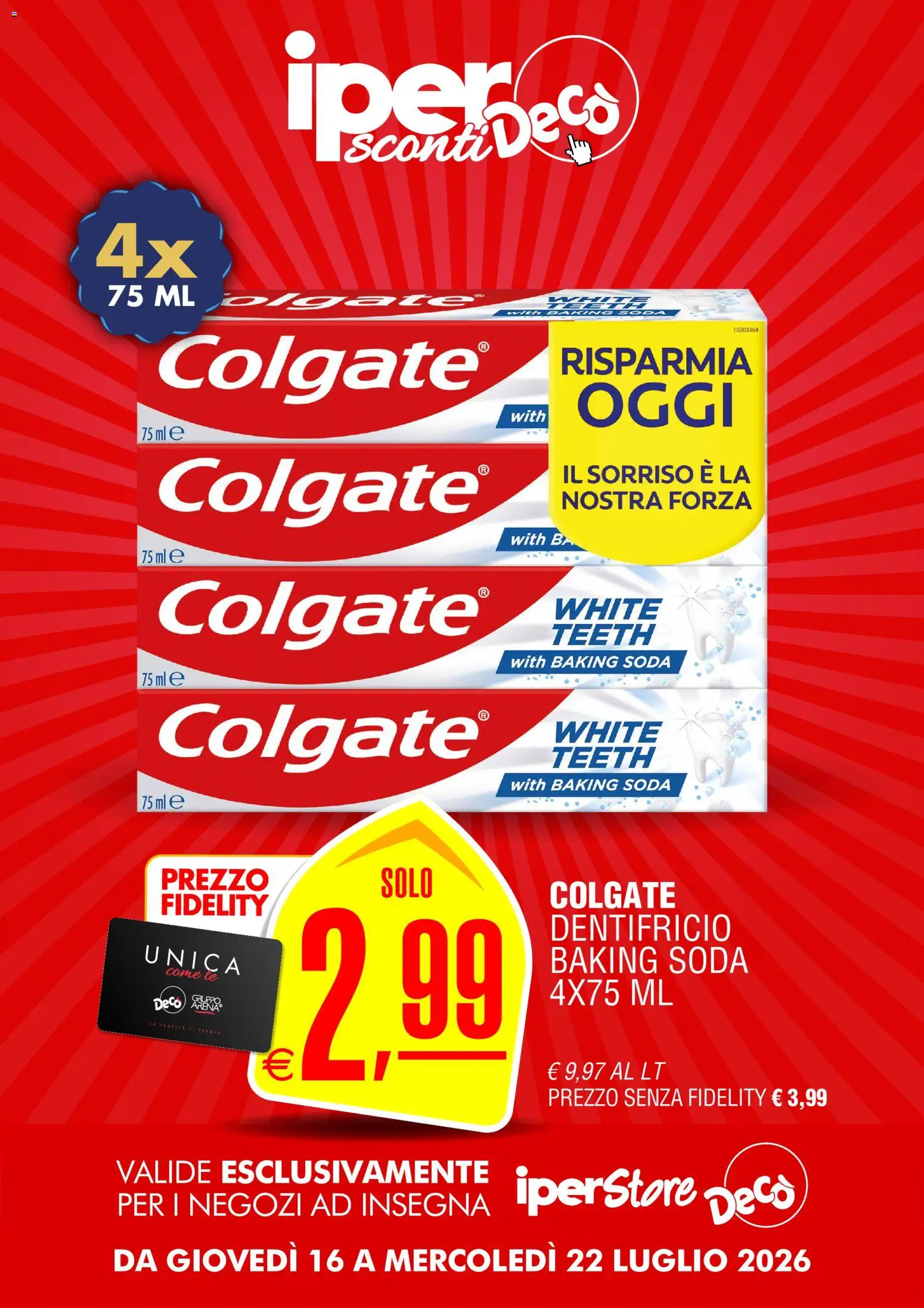 Volantino Decò del 16/07/2026 | Pagina: 16
