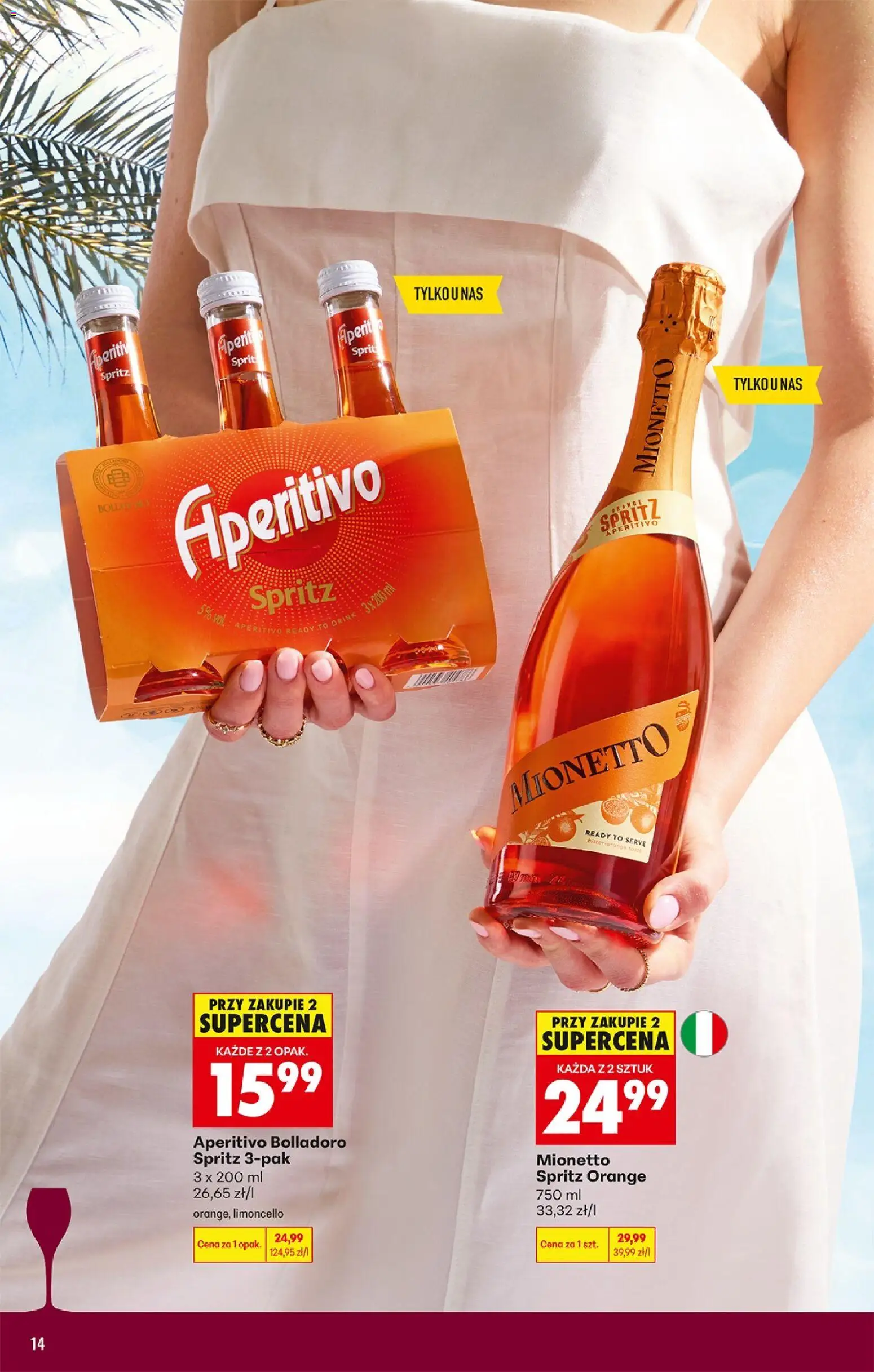 Biedronka gazetka - Czas na toast od 01.06.2026 | Strona: 14
