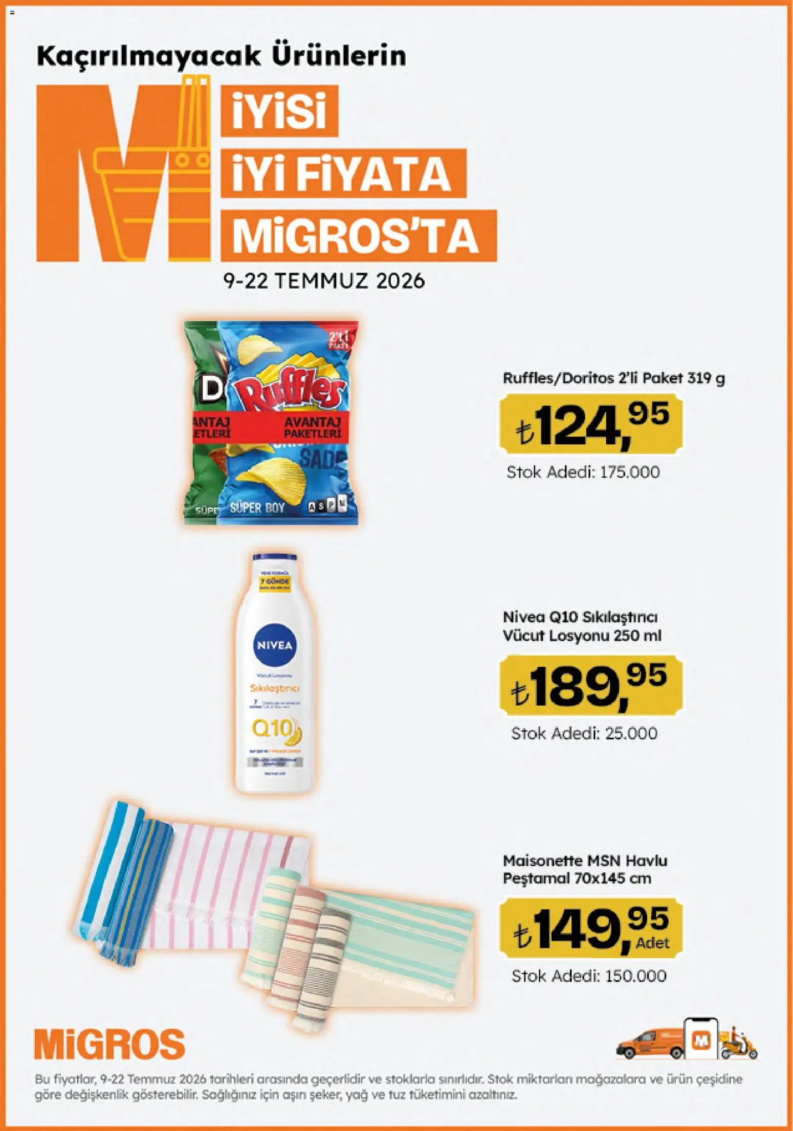 Migros Katalog - 5M Migroskop Dijital - 09 Temmuz 2026 tarihinden itibaren geçerlidir | Sayfa: 112 | Ürünler: Yağ, Tuz