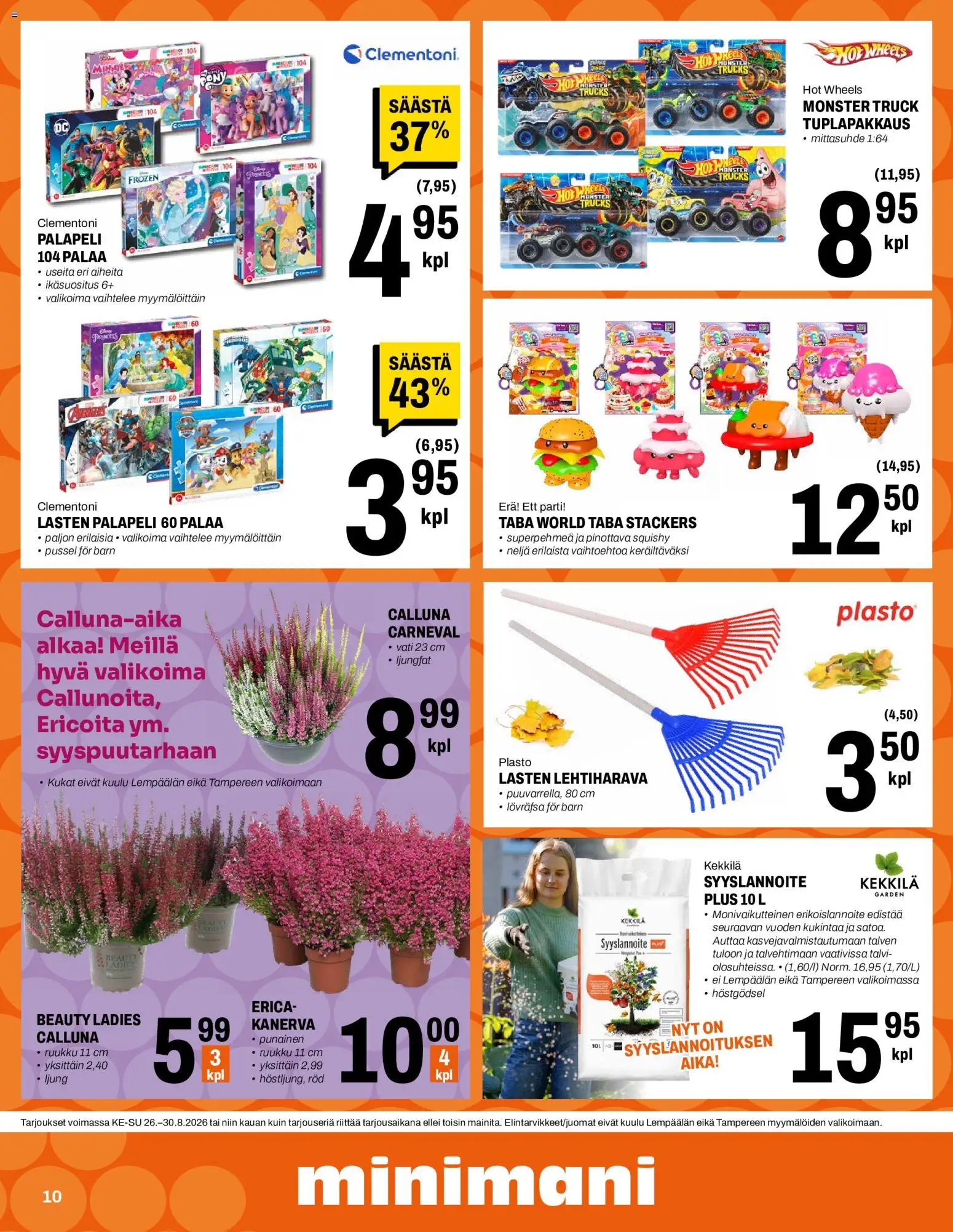Minimani tarjoukset – voimassa 26/08/2026 alkaen | Sivu: 10