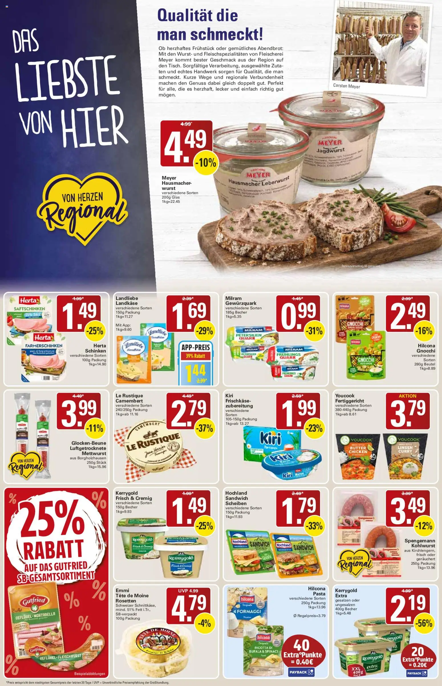 WEZ Prospekt – gültig ab 05.10.2026 | Seite: 8 | Produkte: Youcook, Camembert, Schinken, Frischkase