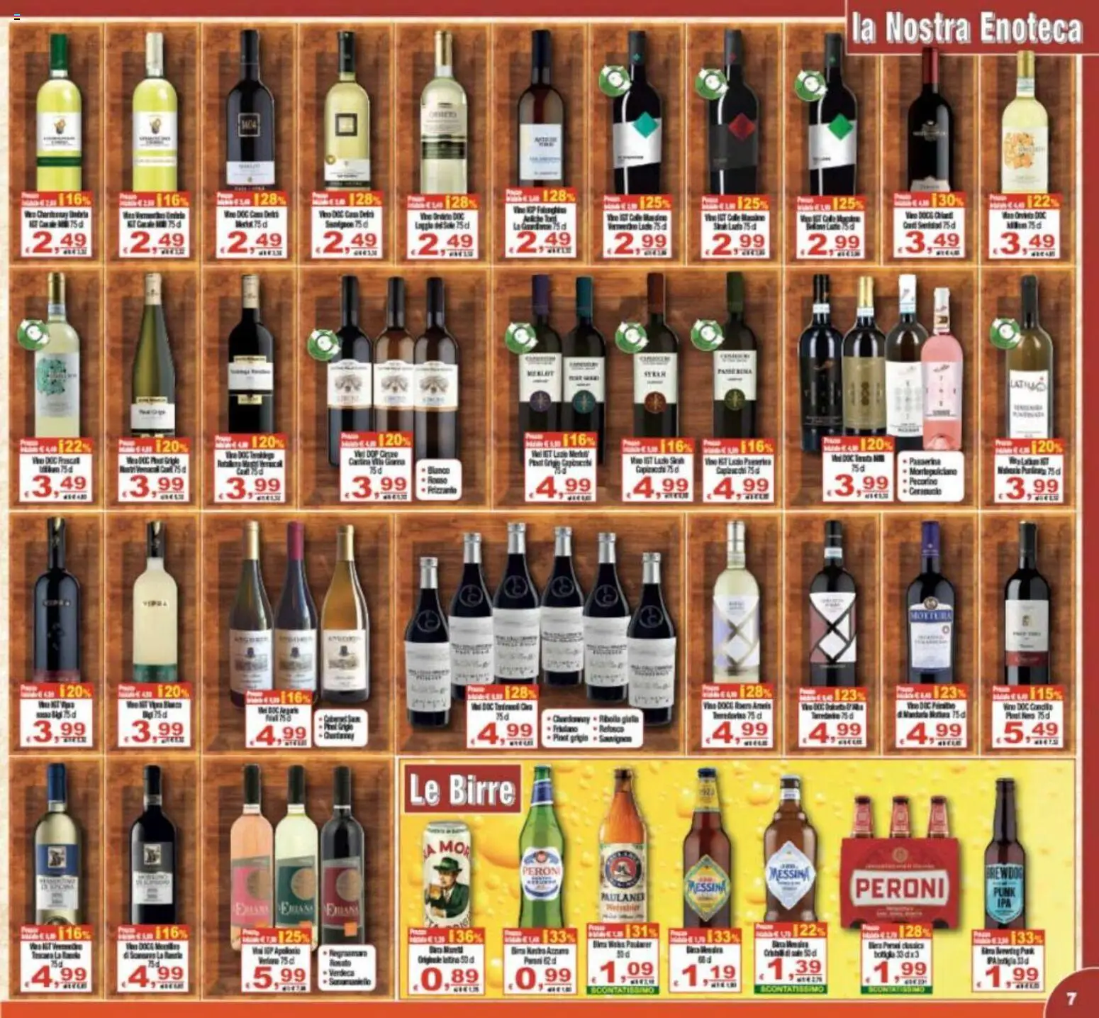 Volantino CTS del 29.04.2026 | Pagina: 7 | Prodotti: Vino, Enoteca, Pecorino