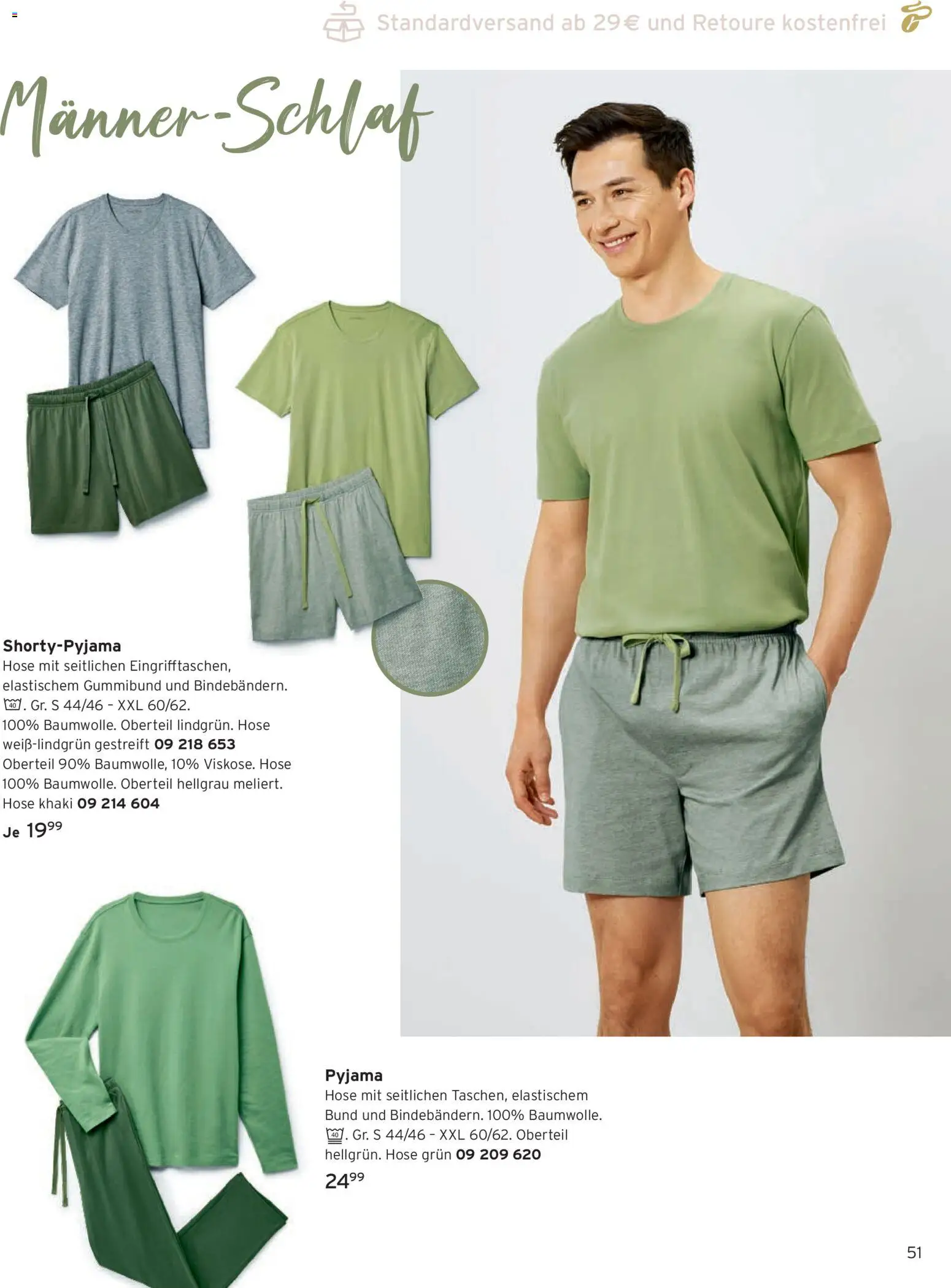 Angebote Tchibo – gültig ab 01.09.2026 | Seite: 51 | Produkte: Hose, Pyjama