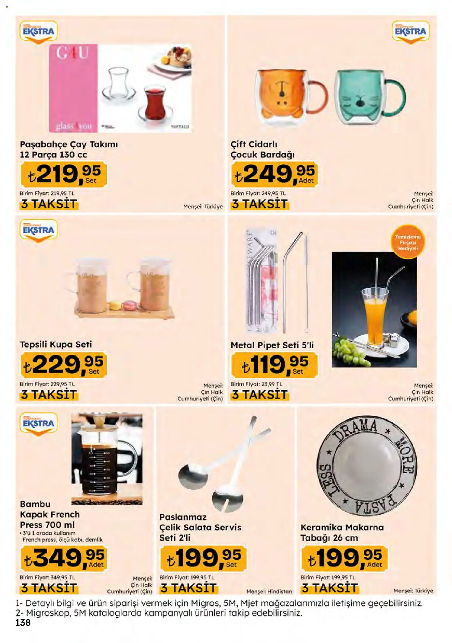 Migros Katalog - Migroskop - 24 Eylül 2026 tarihinden itibaren geçerlidir | Sayfa: 138