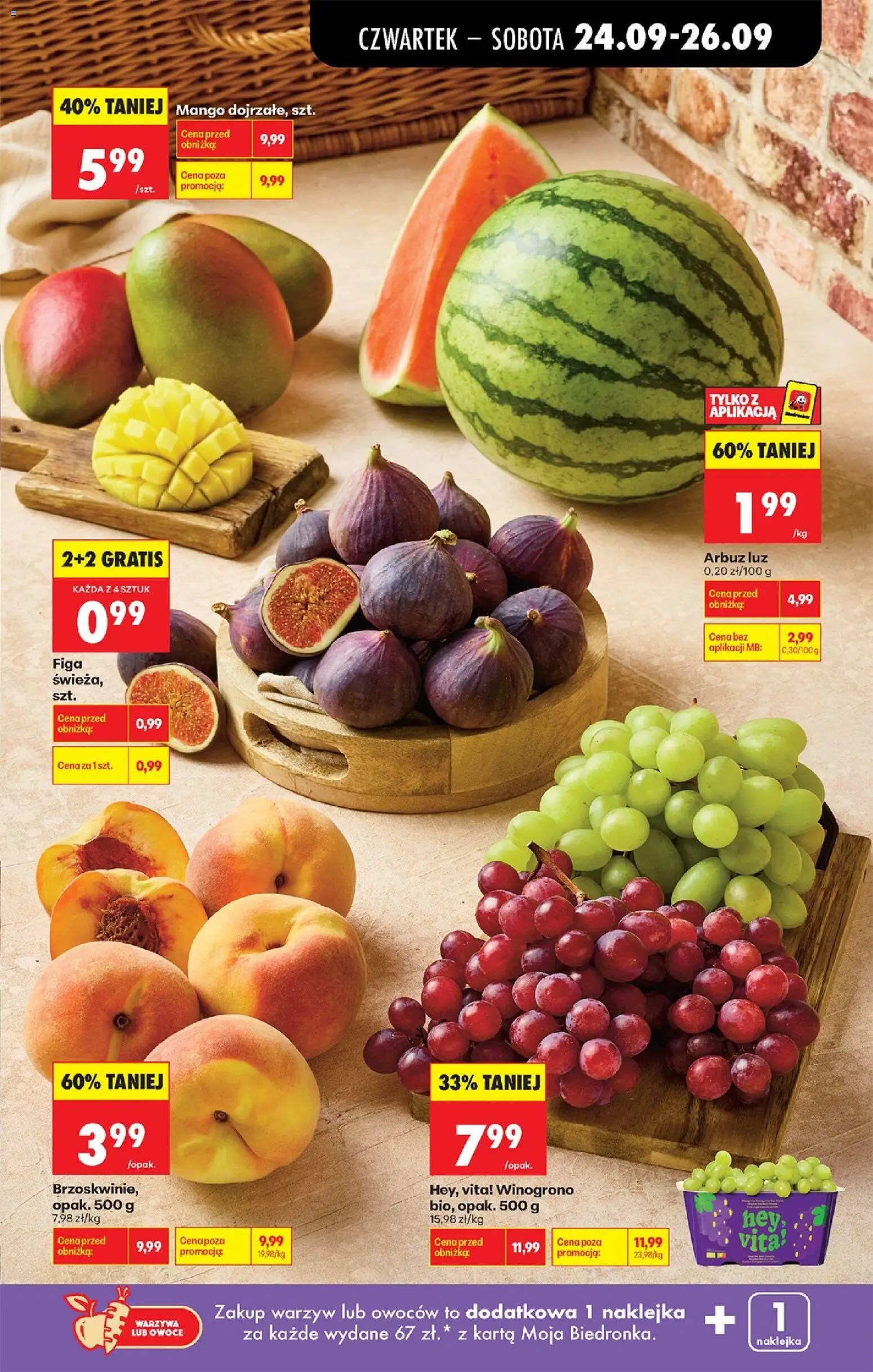 Biedronka Polsko leták - Codziennie niskie ceny od 24.09.2026 | Strana: 34 | Produkty: Mango