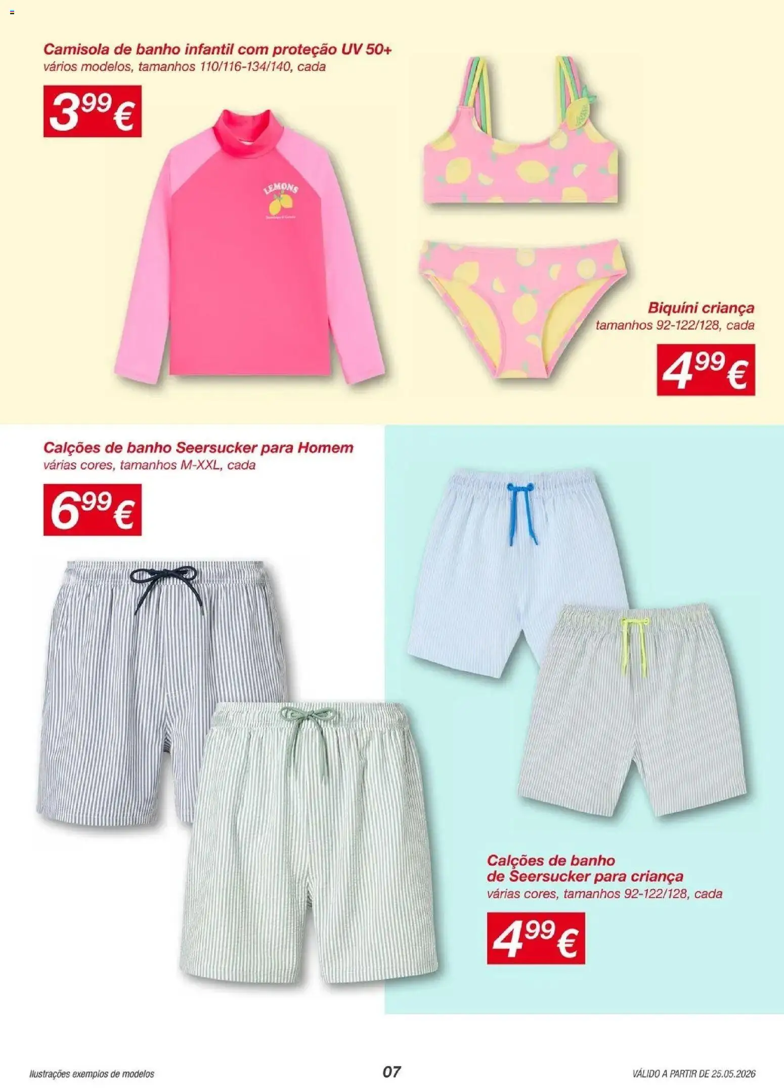 KIK folheto │ válido de 25/05/2026 | Página: 7 | Produtos: Biquíni, Calções, Banho, Camisola