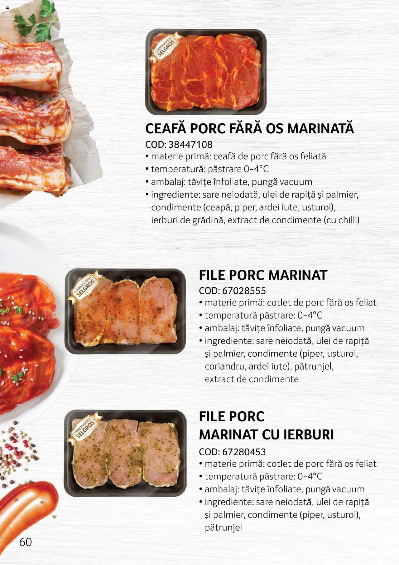 Noul catalog Selgros – valabil de la 27.04.2023 | Pagină: 60 | Produse: Pătrunjel, Ardei, Ulei, Sare