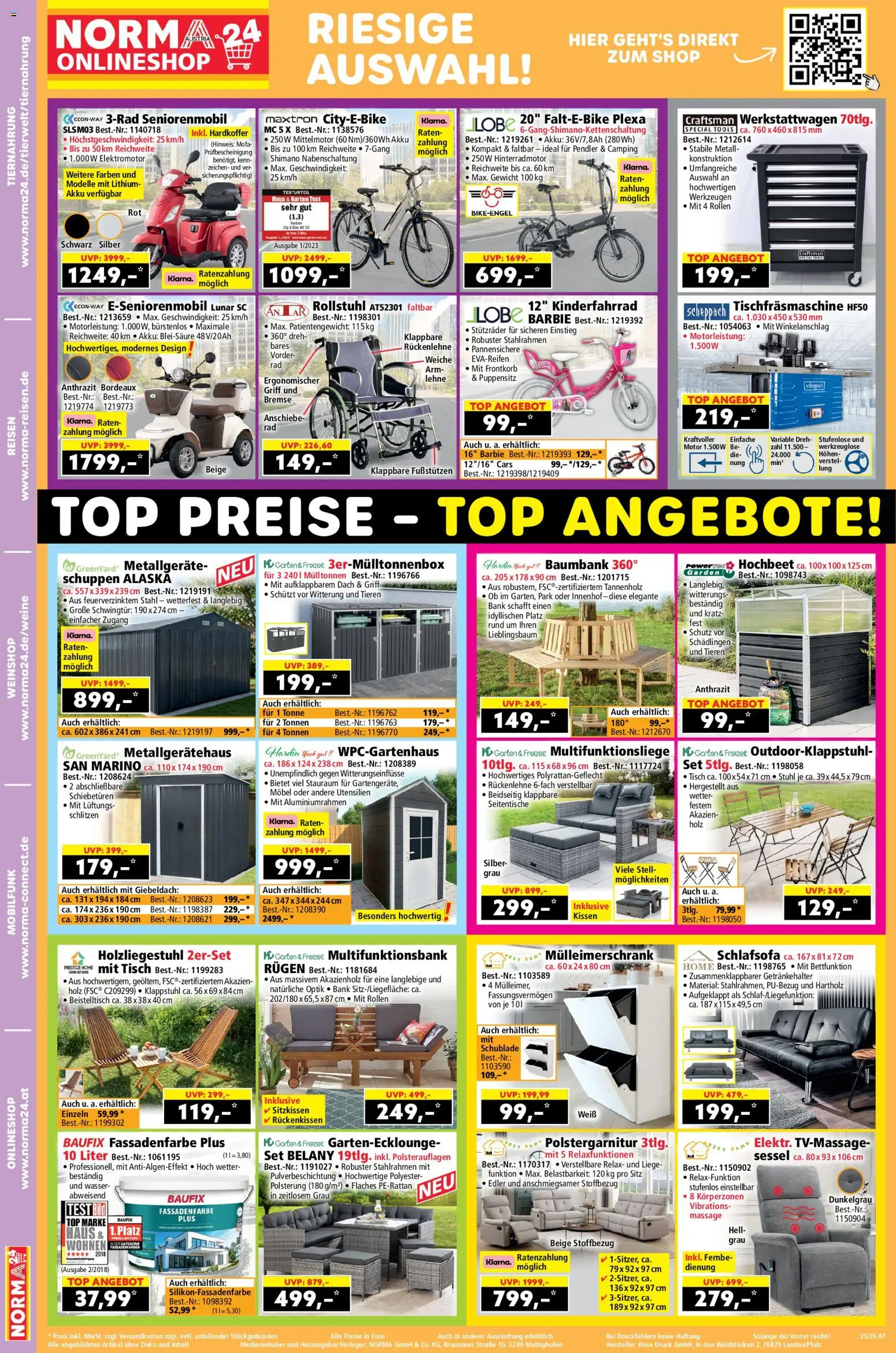 Norma Online shop gültig ab 15.06.2026 | Seite: 2 | Produkte: Wasser, Gewicht, Kissen, Stuhl