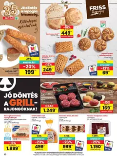 Spar akciós újság - amely érvényes a következő dátumtól: 07.05.2026 | Oldal: 10
