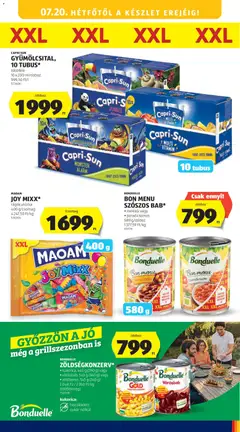 CAPRI-SUN GYÜMÖLCSITAL, 10 TUBUS*, többféle 10 x 200 ml/doboz - amely érvényes a következő dátumtól: 2026.07.16. | Oldal: 25
