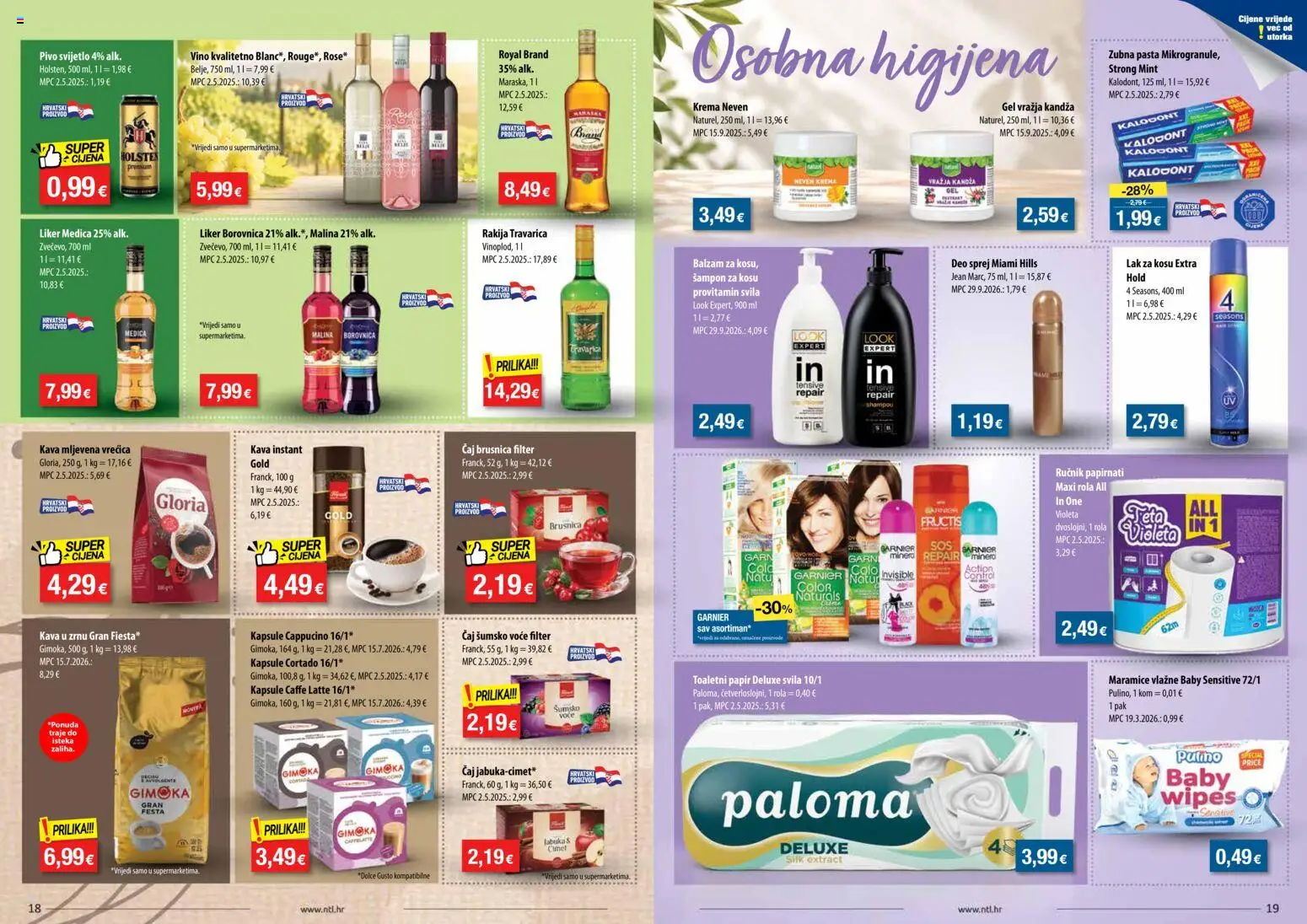 NTL katalog | vrijedi od 21.10.2026 | Stranica: 10 | Proizvodi: Šampon, Vino, Krema, Ručnik