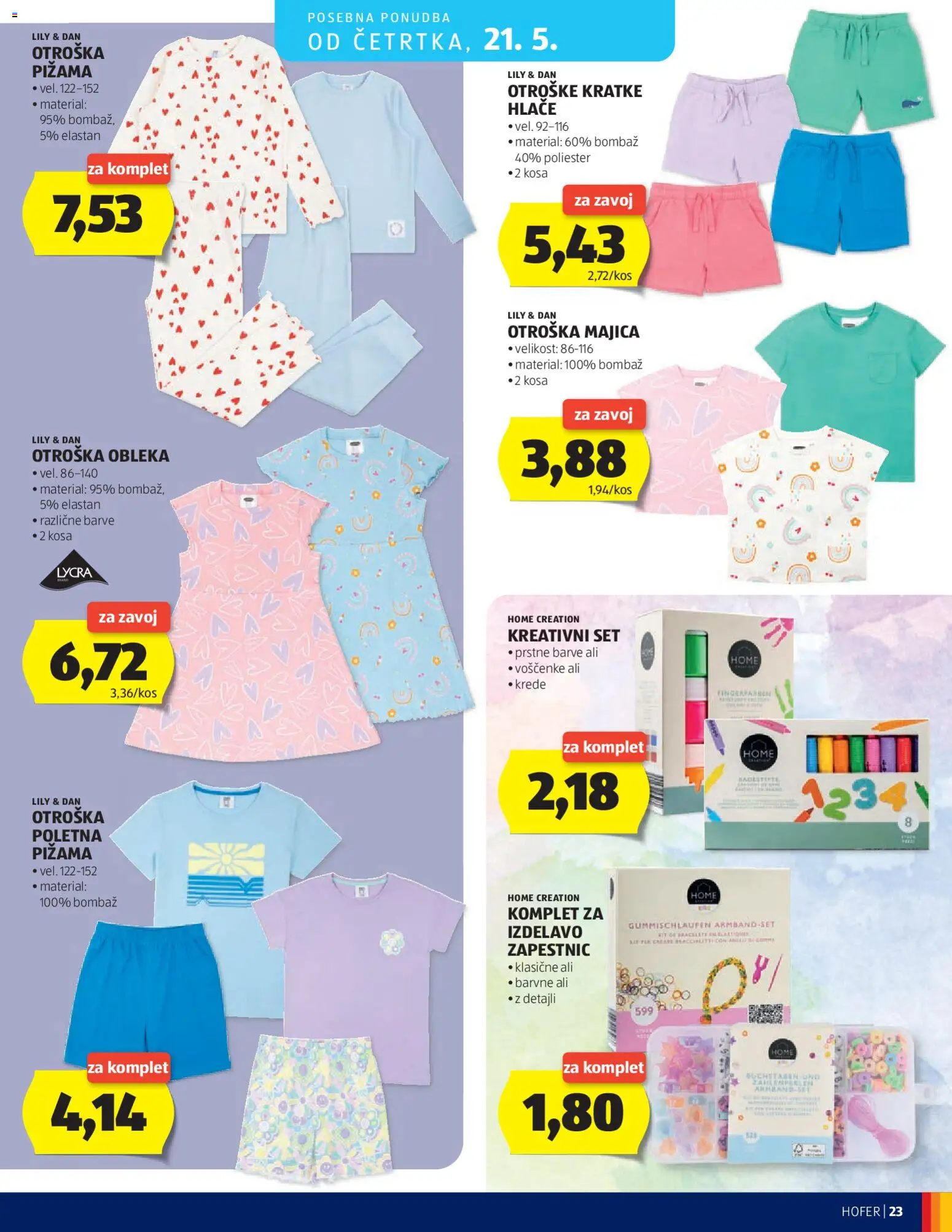 Novi Hofer katalog ponudbe – veljaven od 13.05.2026 | Stran: 23