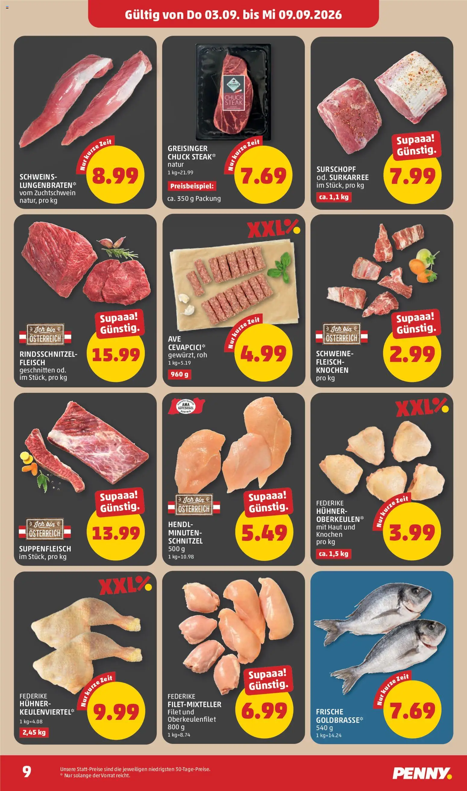 Penny Markt Flugblatt gültig ab 03.09.2026 | Seite: 9