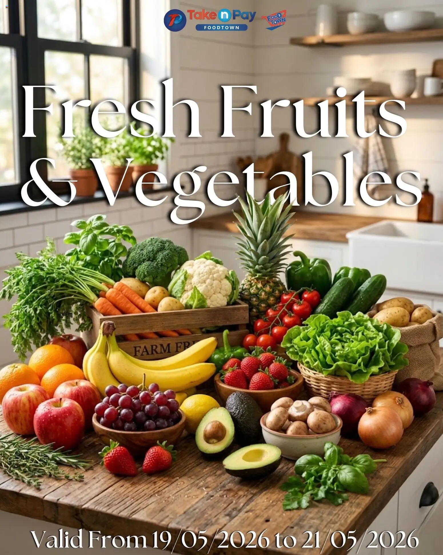 New Take n Pay catalogue – valid from 19.05.2026 | Page: 1 | Products: Vegetables