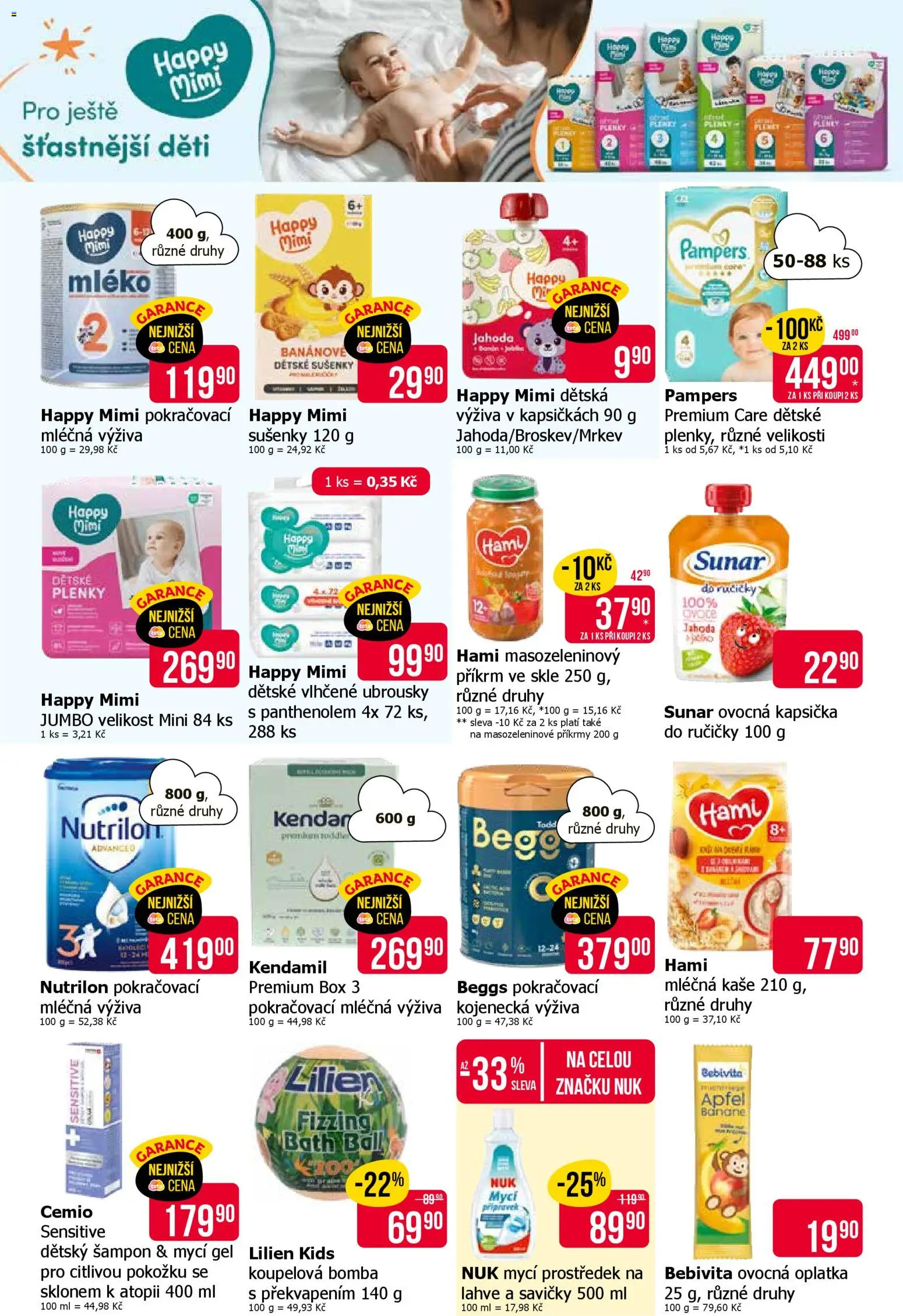 TETA Drogerie leták od 09.04.2026 | Strana: 12 | Produkty: Pampers Premium Care, Příkrmy, Příkrm, Nutrilon