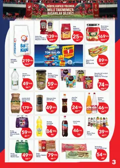 10.06.2026 tarihinden itibaren geçerli olan Kim Market kataloğu önizlemesi | Sayfa: 3 | Ürünler: Limonata, Şeker, Makarna, Toz şeker