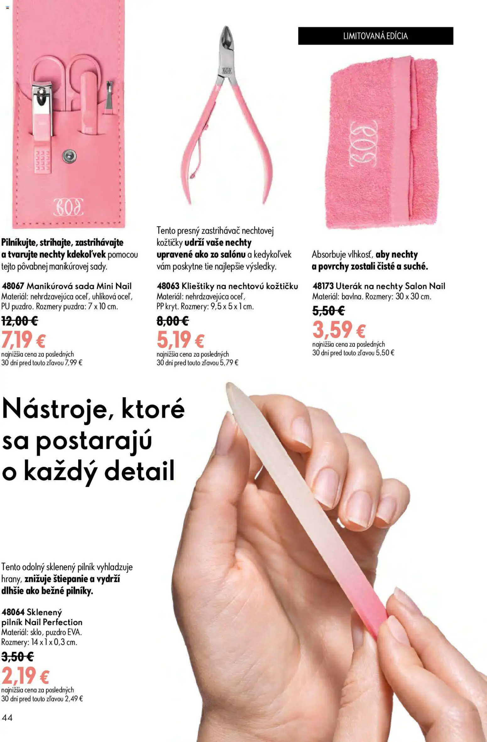 Nové Oriflame akcie – leták je platný od 08.07.2026 | Strana: 44 | Produkty: Uterák, Puzdro