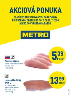 Metro leták platný od 16.07.2026