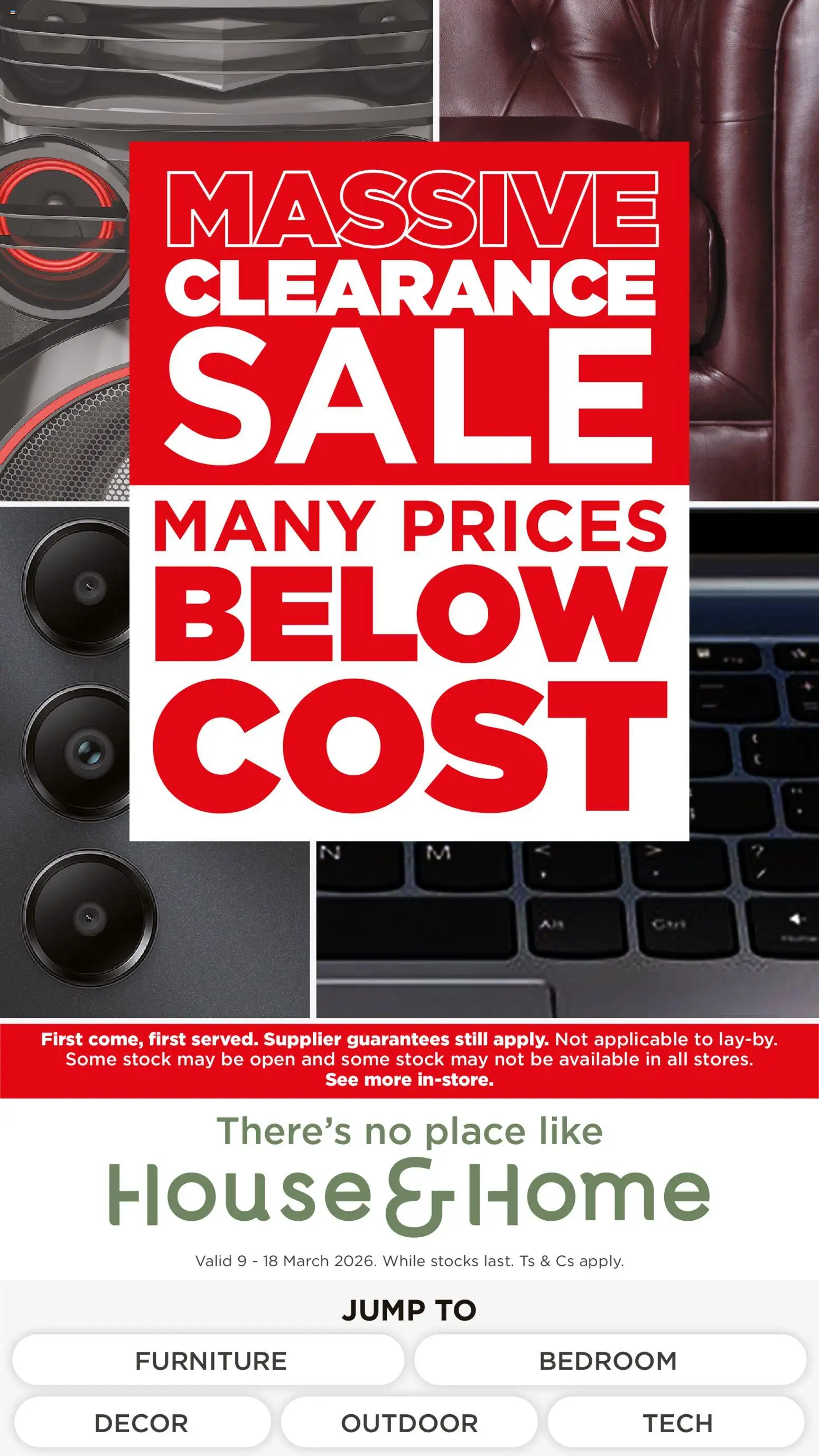 New House and Home catalogue – valid from 09/03/2026 | Page: 1 | Products: Stock