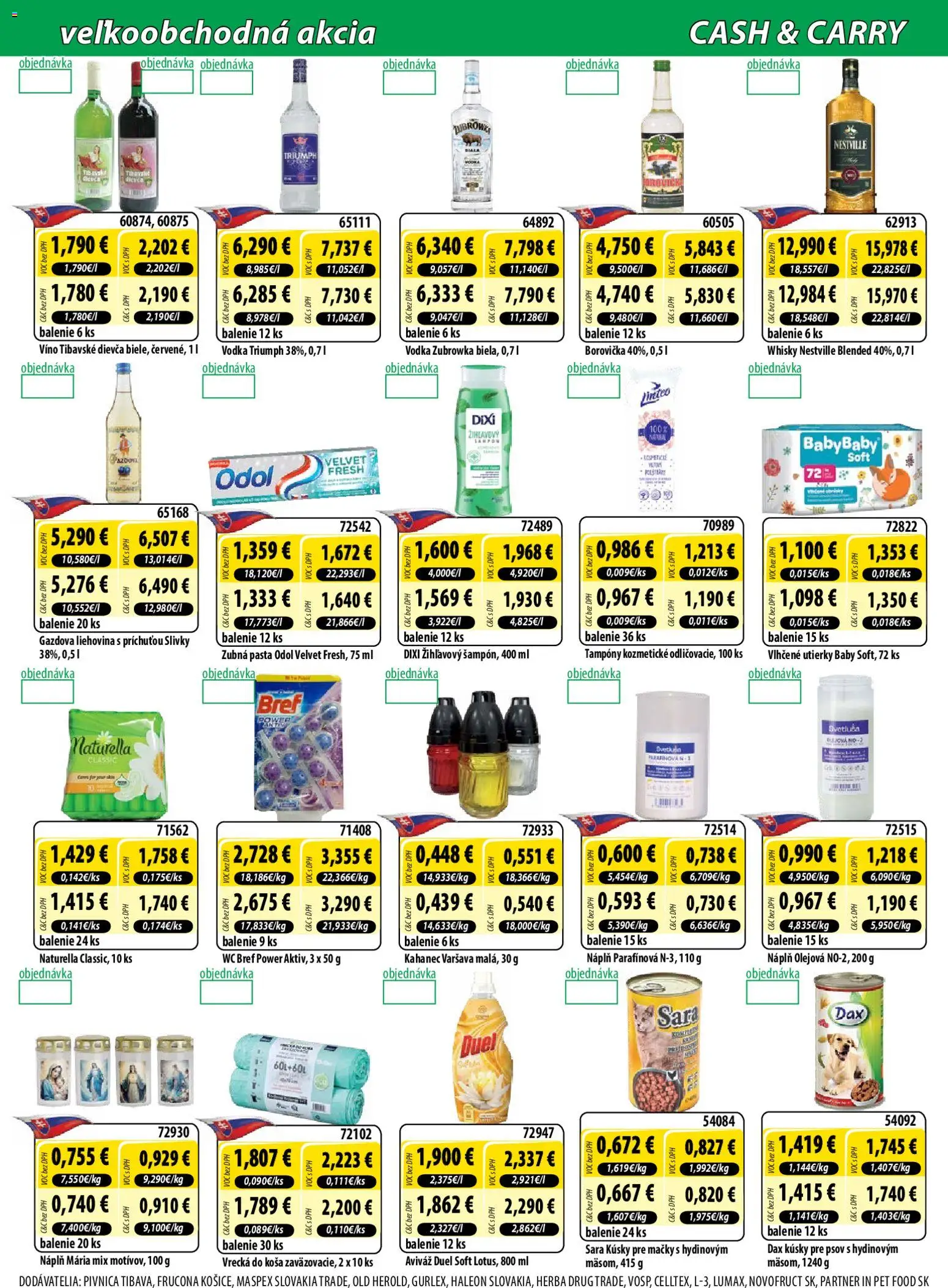 Nové Milk Agro akcie – leták je platný od 21.10.2026 | Strana: 7 | Produkty: Víno, Zubná pasta, Whisky, Utierky