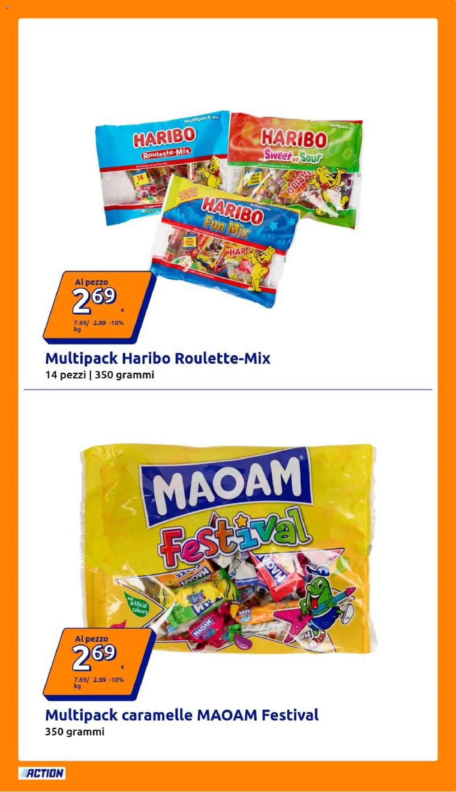 Volantino Action del 19/08/2026 | Pagina: 19 | Prodotti: Caramelle