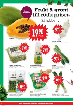 Willys erbjudanden - Förhandsvisning av reklamblad från butik Willys aktuell från 21/09/2026 | Sida: 6 | Produkter: Svamp, Salladslök, Ingefära, Mynta