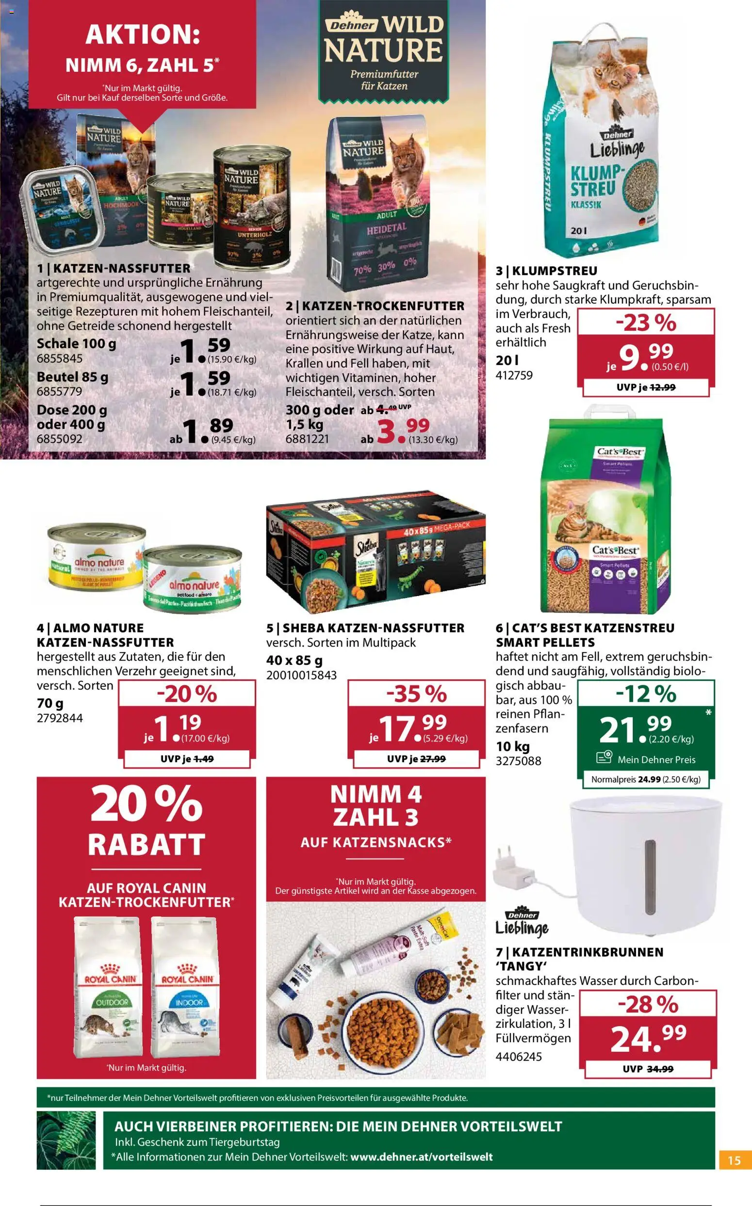 Dehner Flugblatt gültig ab 24.06.2026 | Seite: 15 | Produkte: Getreide, Wasser