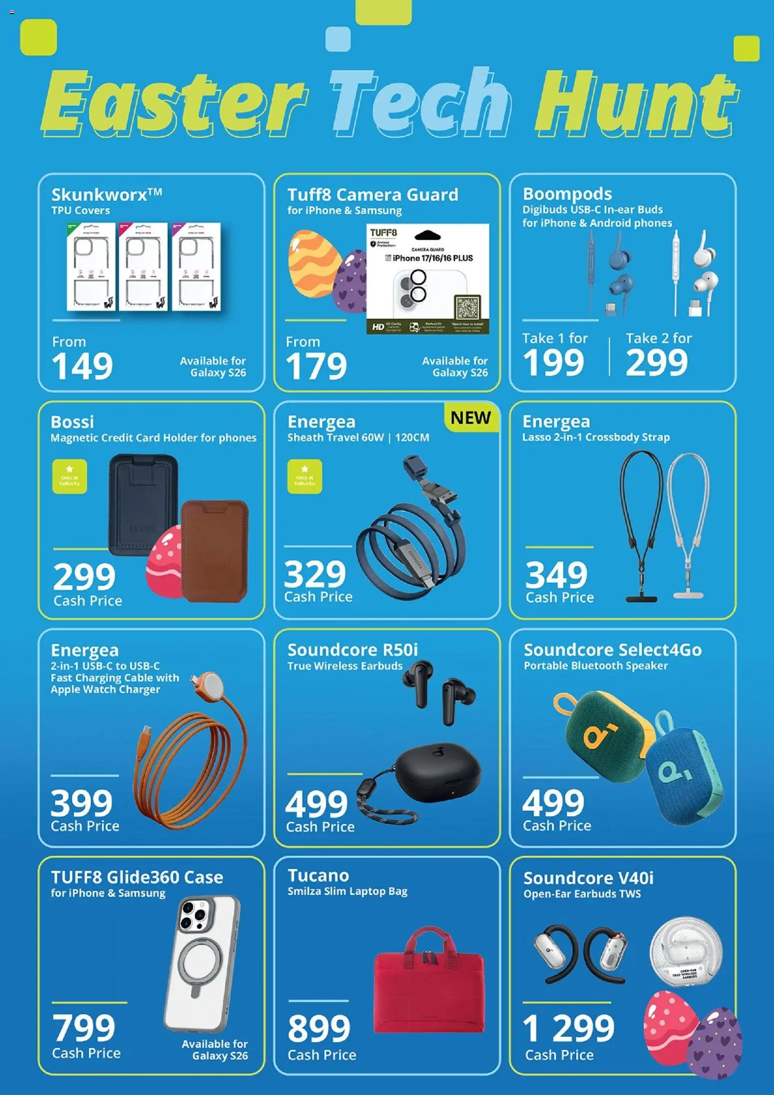 New Cellucity catalogue – valid from 02.04.2026 | Page: 4 | Products: Watch, Camera, Cable, Speaker