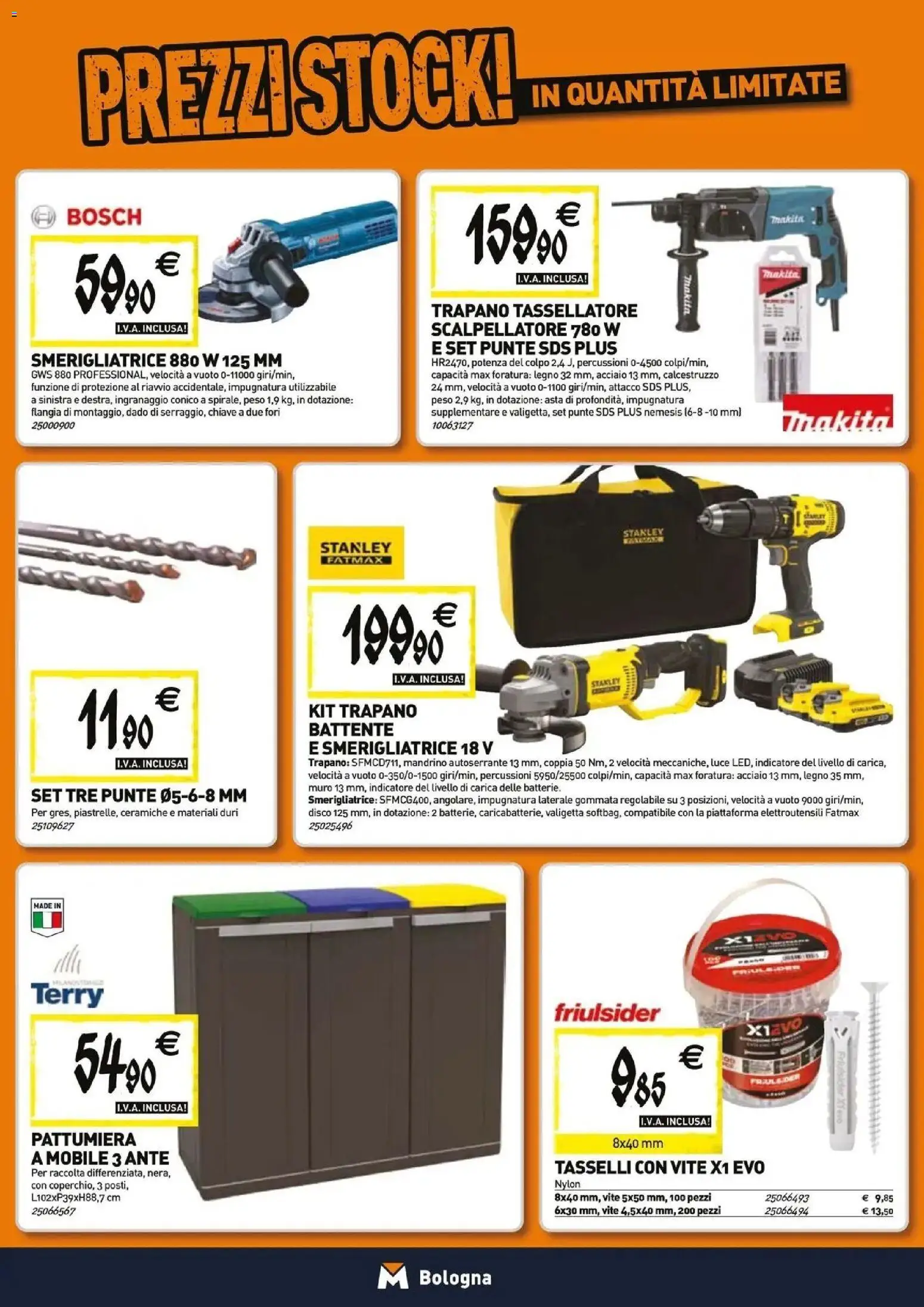Volantino TECNOMAT del 26.03.2026 | Pagina: 19 | Prodotti: Mobile, Trapano, Disco, Smerigliatrice