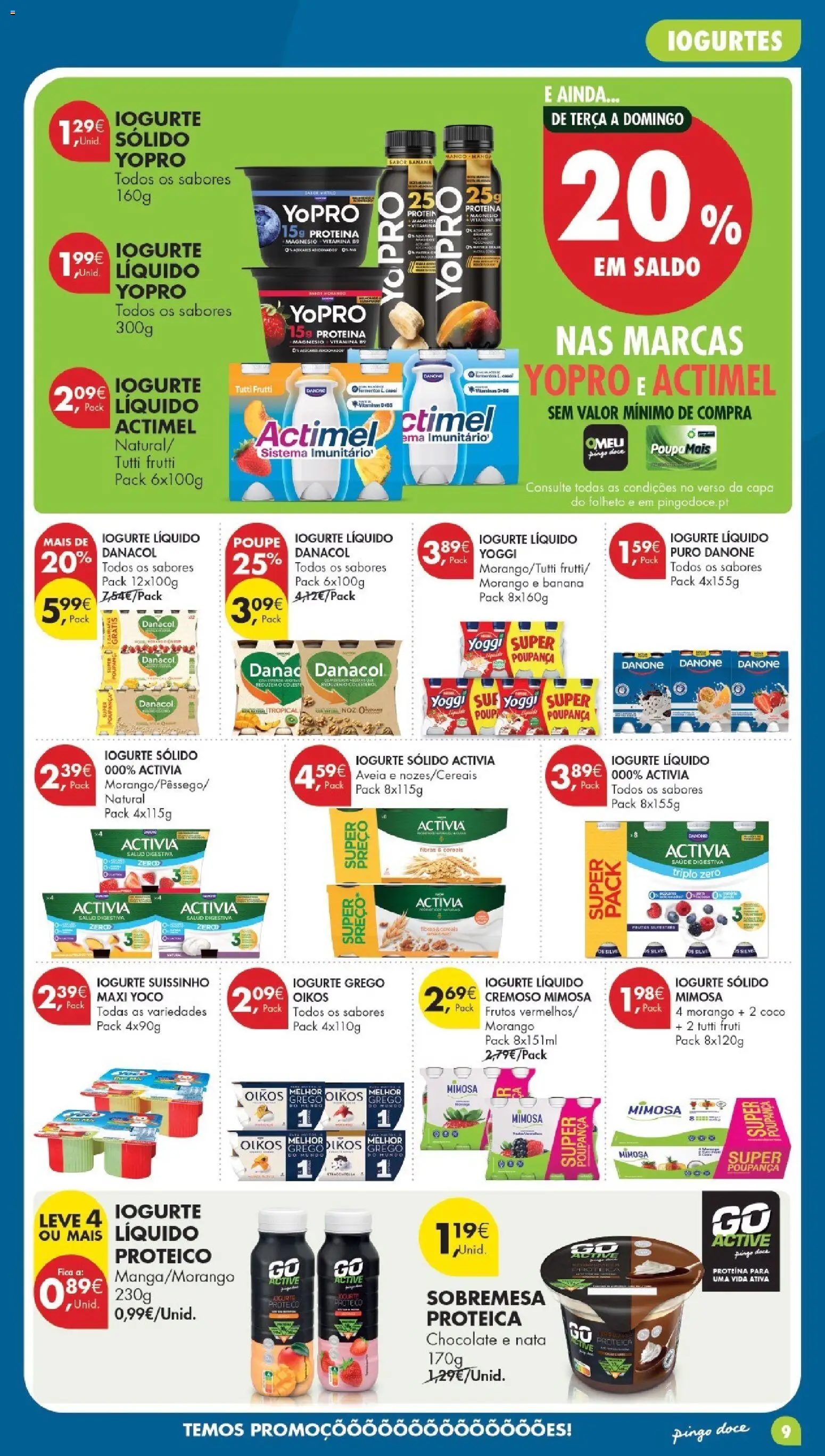 Pingo Doce Poupe Esta Semana Madeira │ válido de 05.05.2026 | Página: 9 | Produtos: Iogurtes, Chocolate, Nata, Iogurte liquido