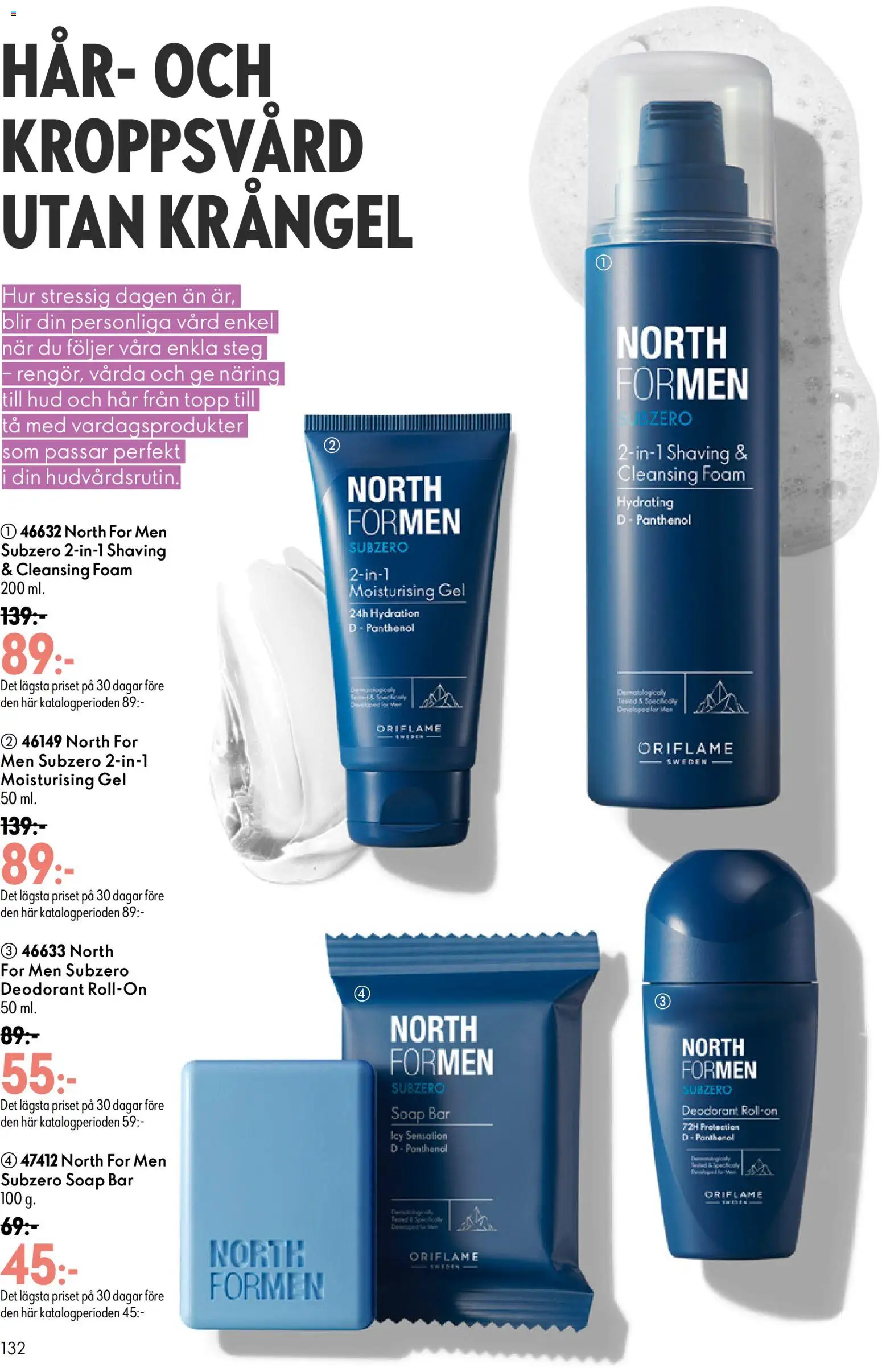 Oriflame reklamblad aktuell från 26/08/2026 | Sida: 132 | Produkter: Deodorant, Topp