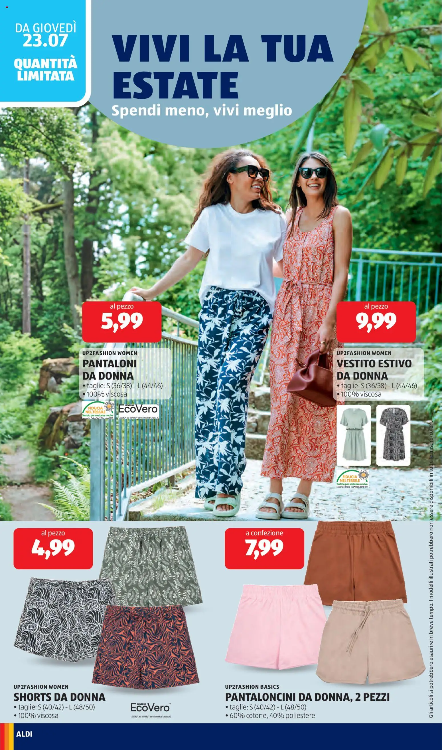 Volantino Aldi del 20/07/2026 | Pagina: 26 | Prodotti: Pantaloni, Pantaloncini, Vestito