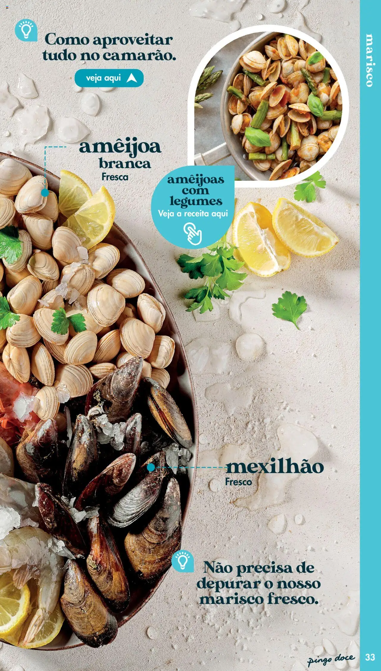 Pingo Doce - Catálogo Peixaria │ válido de 20/05/2025 | Página: 33 | Produtos: Legumes