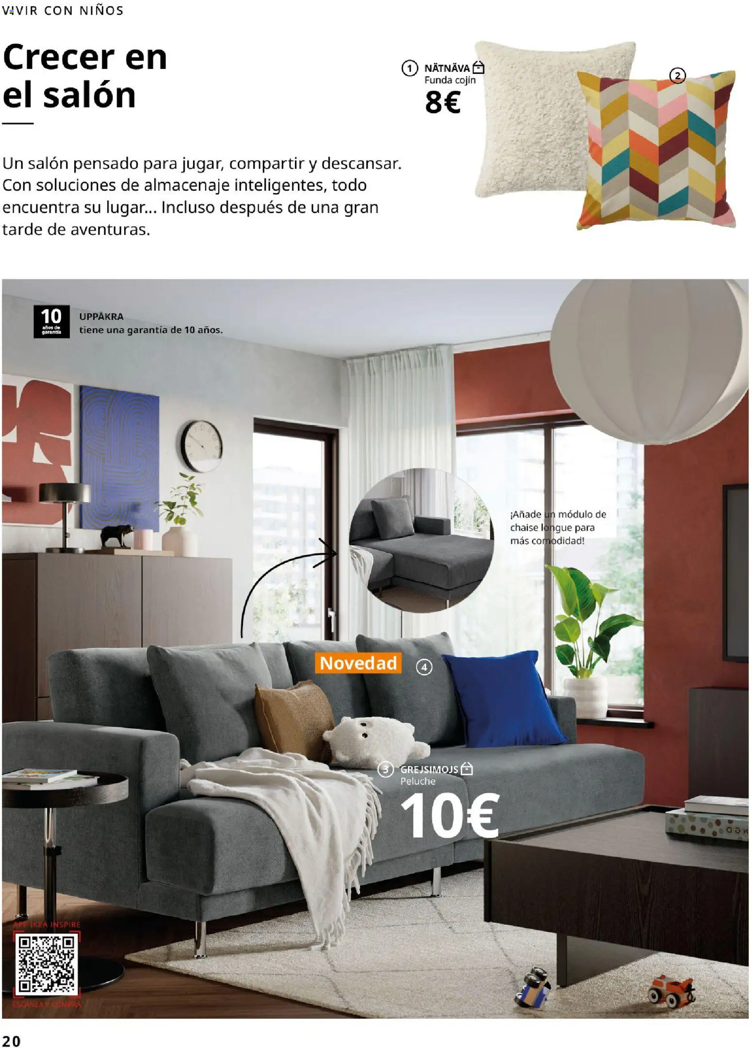 IKEA - Salones │ válido desde el 01/09/2026 | Página: 20 | Productos: Salón, Funda, Almacenaje, Cojín
