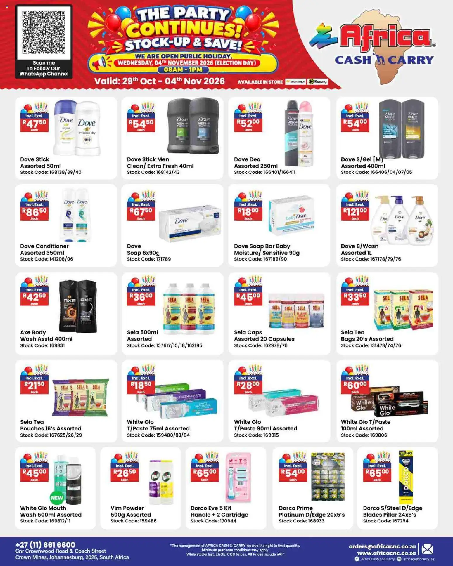 New Africa Cash & Carry catalogue – valid from 29/10/2026 | Page: 151