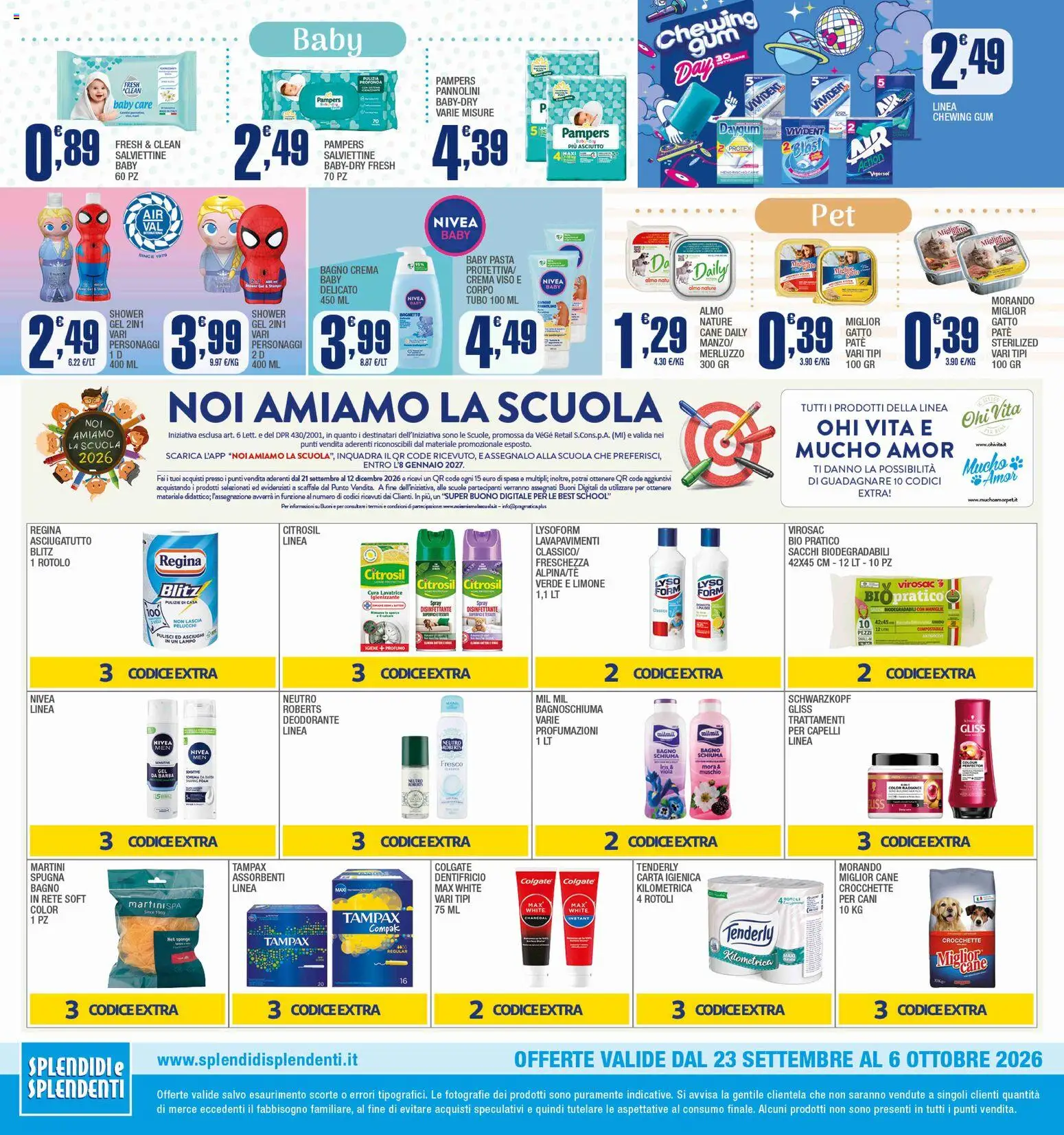 Volantino Splendidi e Splendenti del 23/09/2026 | Pagina: 12