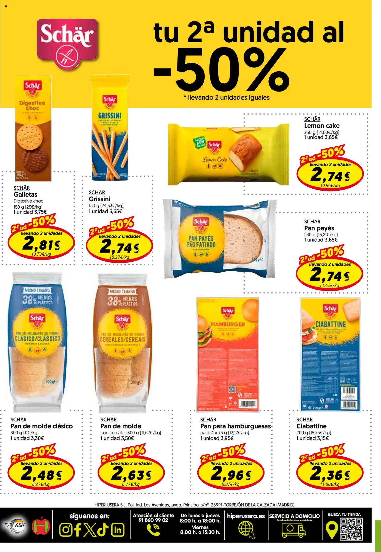 Hiper Usera folleto │ válido desde el 16/09/2026 | Página: 6 | Productos: Pan, Cereales, Galletas, Pan de molde