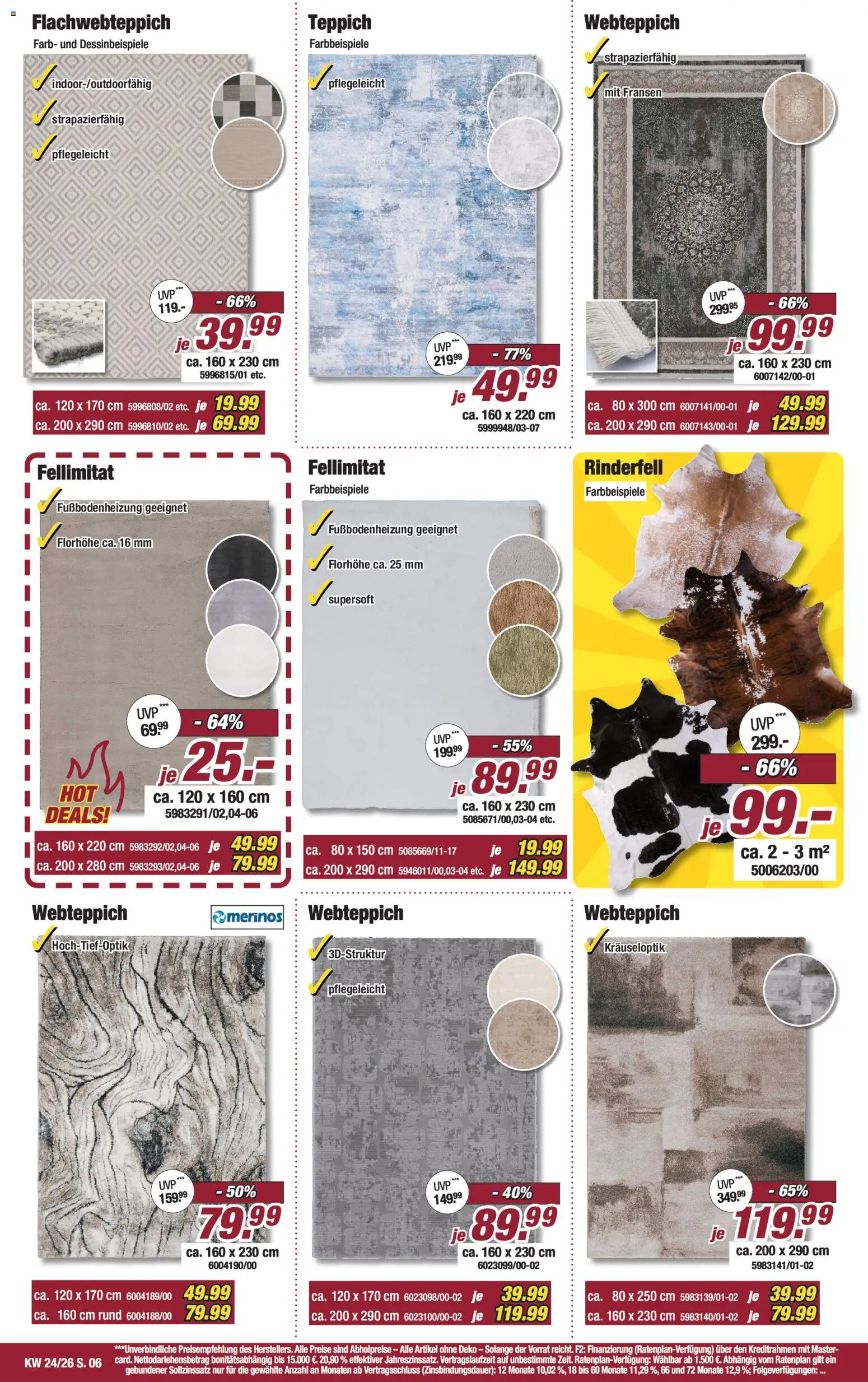 Poco Prospekt – gültig ab 07.06.2026 | Seite: 6 | Produkte: Teppich