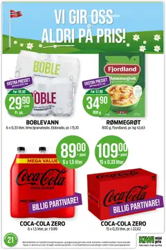 Forhåndsvisning av COCA-COLA ZERO, 6 x 1,5 liter gyldig fra 18.05.2026 | Side: 13 | Produkter: Флеш-пам'ять USB, Трекер, Kiwi, Датчик руху