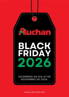 Pré-visualização Auchan Black Friday aviso válido de 15/10/2026