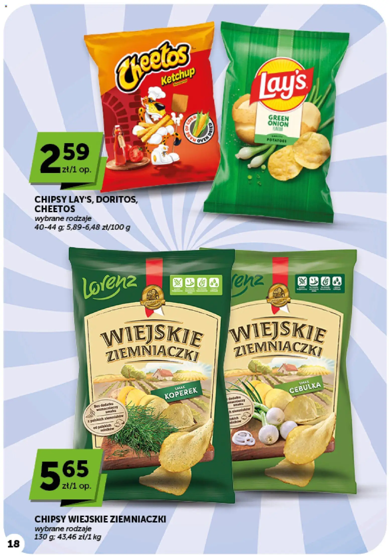 ABC gazetka - Minimarket od 01.10.2026 | Strona: 18 | Produkty: Koperek, Chipsy, Ketchup, Ziemniaczki