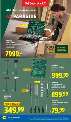 Lidl katalog - pregled Lidl kataloga - važi od 09.07.2026 | Strana: 68 | Proizvode: Kofer, Parkside, Čekić