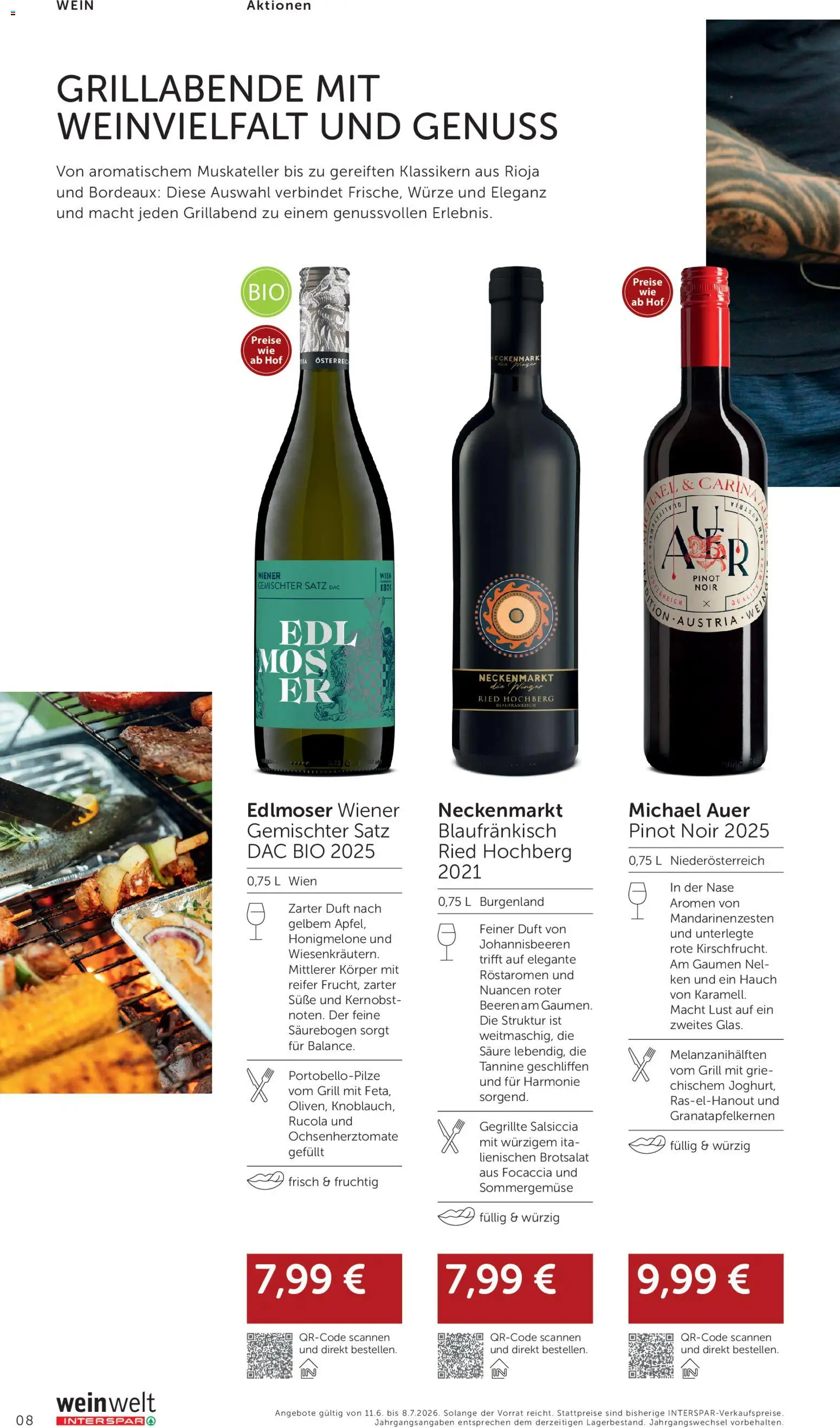 Interspar Wein Welt gültig ab 11.06.2026 | Seite: 8 | Produkte: Grill, Duft, Wein