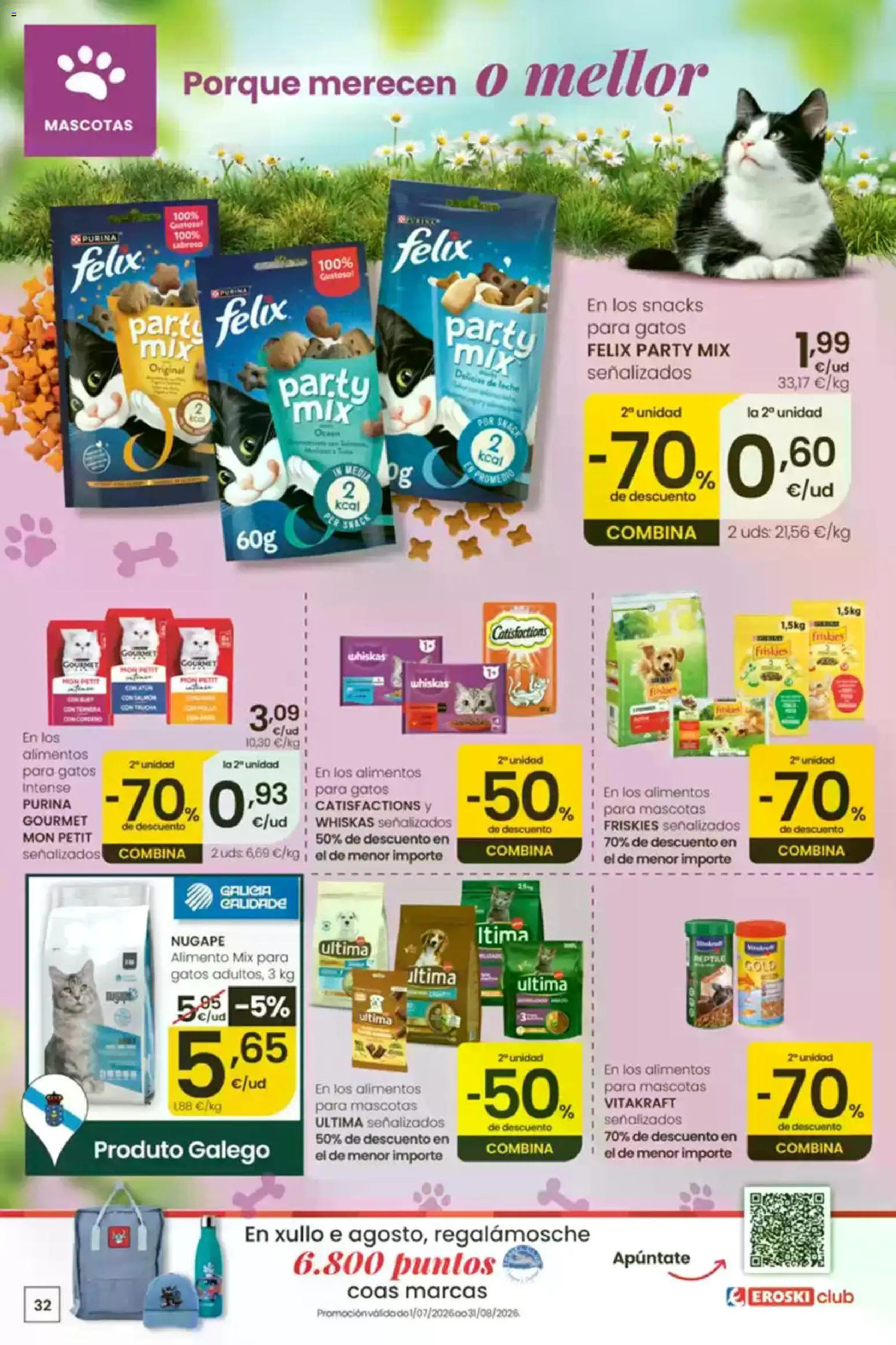 Eroski É bo que sexa de aquí │ válido desde el 30/07/2026 | Página: 32 | Productos: Leche, Κούβα