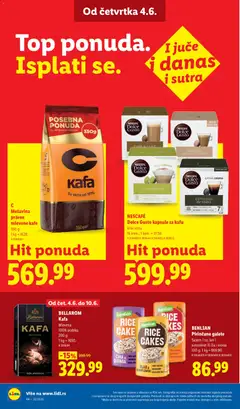 NESCAFÉ Dolce Gusto kapsule za kafu, Coffee capsules, various types, 16 pieces per box. - pregled Lidl kataloga - važi od 04.06.2026 | Strana: 26 | Proizvode: Kapa, Kapsule, Kafa, Nescafé