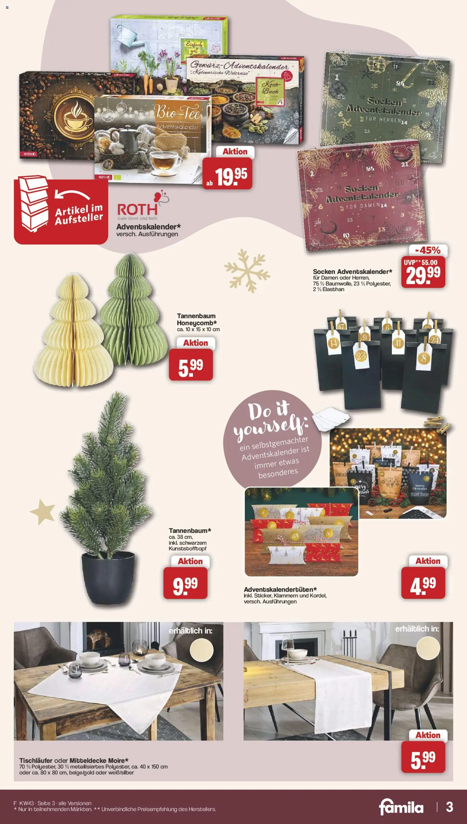 Famila Nordwest Sonderangebote – gültig ab 19.10.2026 | Seite: 3 | Produkte: Socken