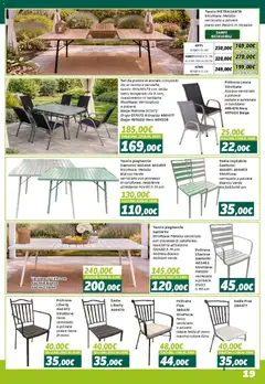 Anteprima del volantino Orizzonte volantino Arredo Giardino valido a partire dal 24.04.2026 | Pagina: 19 | Prodotti: Cuscino, Poltrona, Tavolo, Sedia