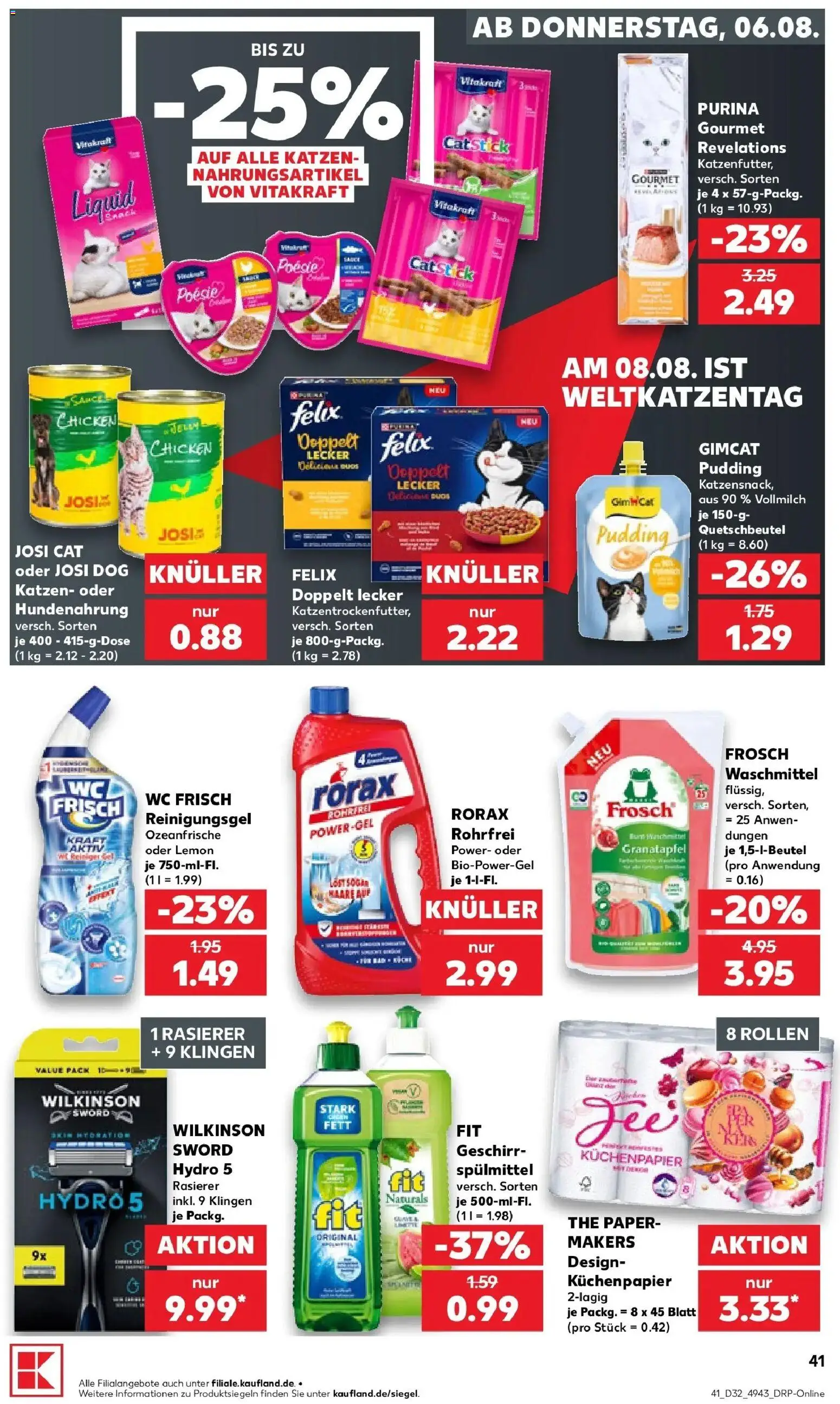 Kaufland Prospekt Bottrop – gültig ab 03.08.2026 | Seite: 50 | Produkte: Rasierer, Granatapfel, Waschmittel, Wc frisch