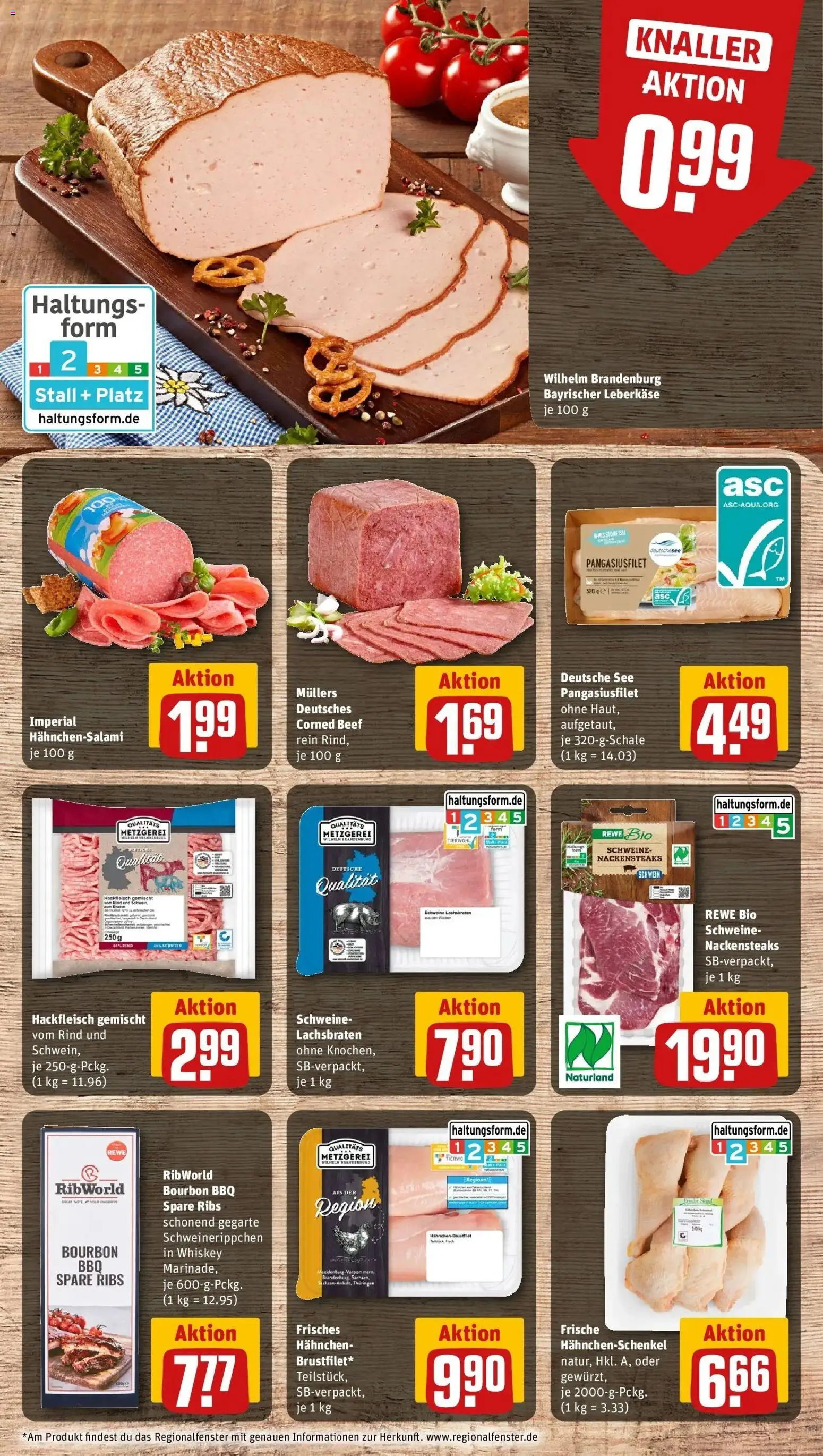 Rewe Prospekt Berlin / Prenzlauer Berg	 – gültig ab 04.05.2026 | Seite: 12 | Produkte: Nackensteaks, Hahnchen, Hahnchenschenkel, Leberkase